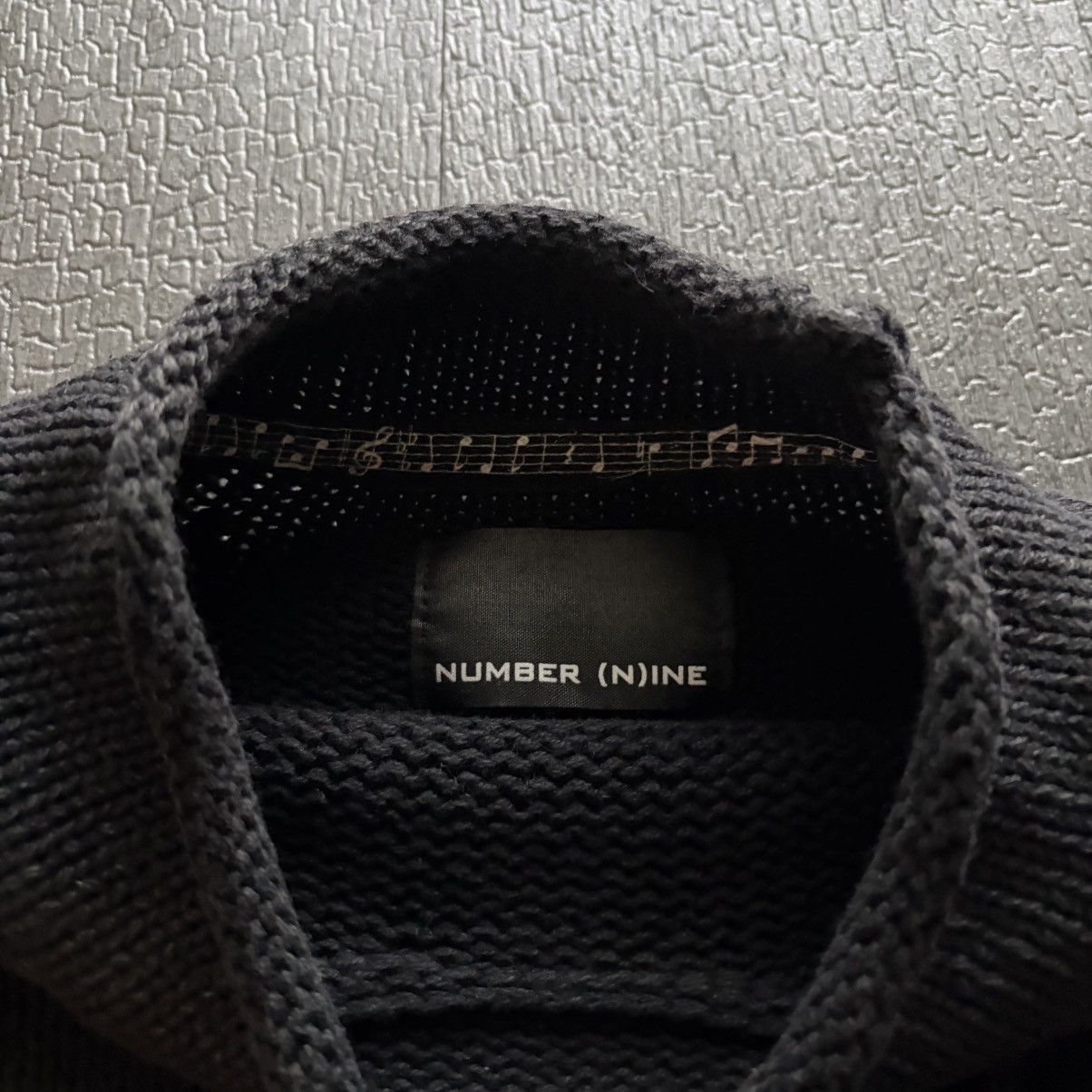 Number (N)ine Number Nine Vintage Washed Distressed Knit sweater stk Size US L / EU 52-54 / 3 - 5 Thumbnail
