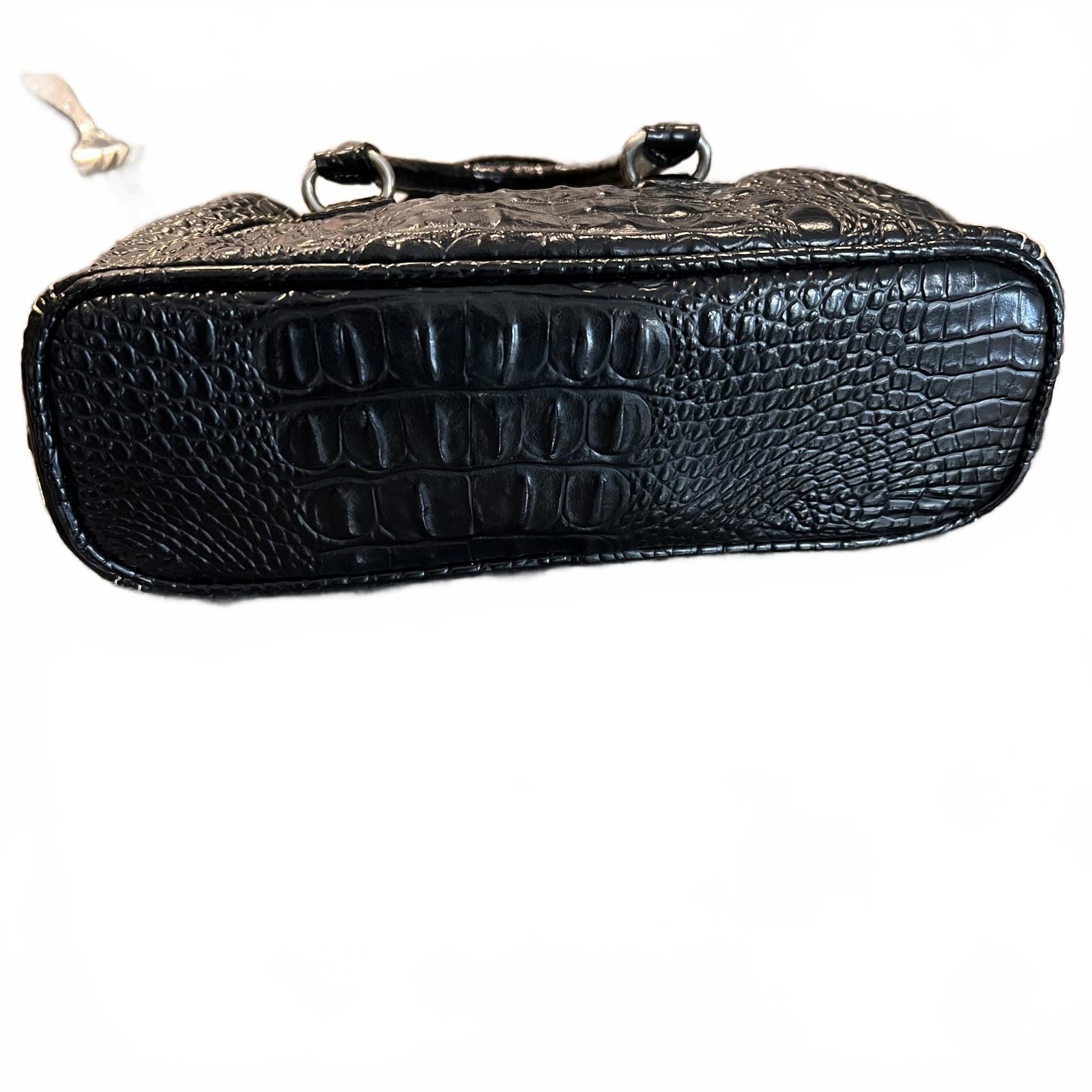 Other Liz Clairborne Black leather Crocodile-Pattern Women's Purse Size ONE SIZE - 3 Thumbnail