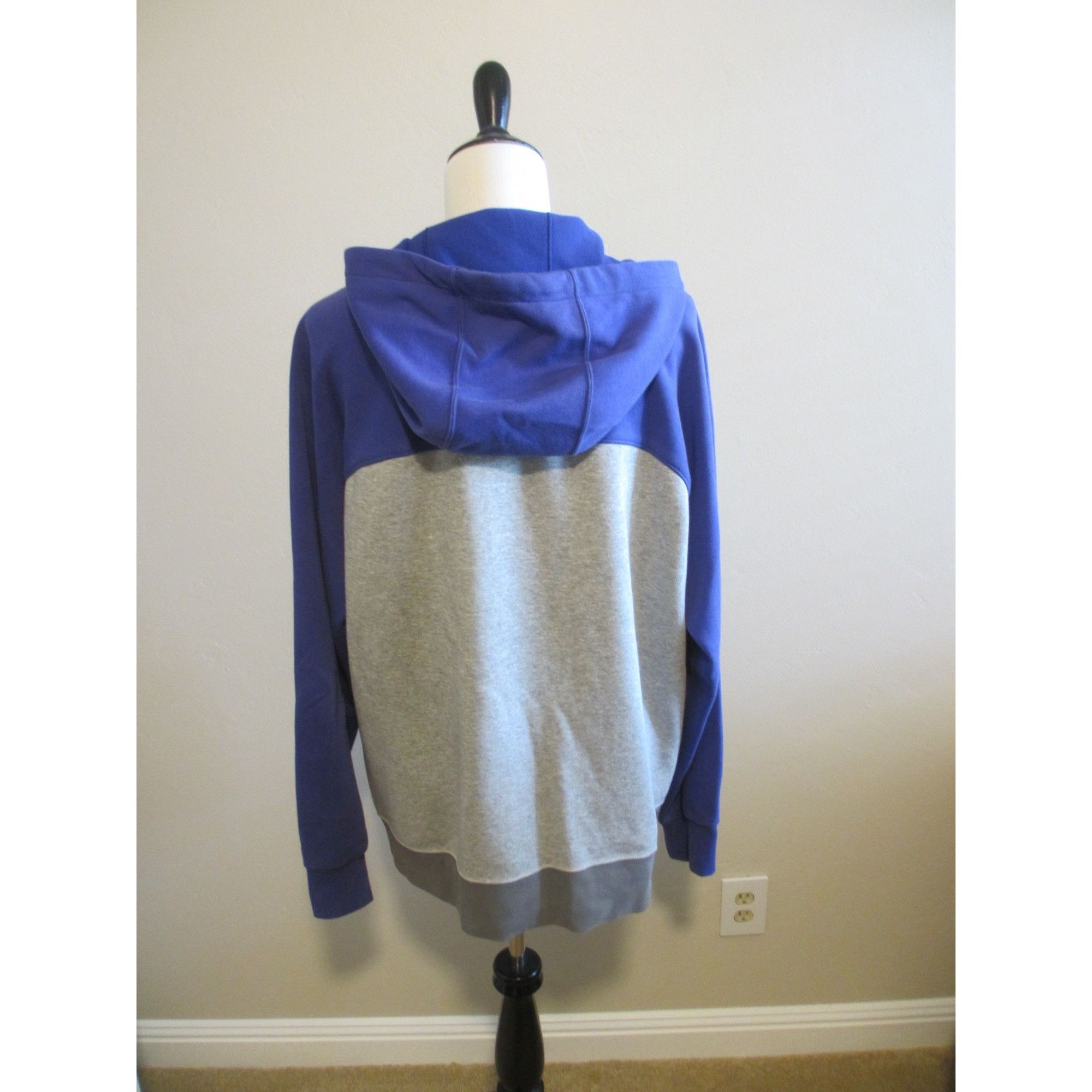 Nike Nike Sportswear Lg purple & Gray Full-Zip Hoodie With Neon A Size L / US 10 / IT 46 - 4 Thumbnail