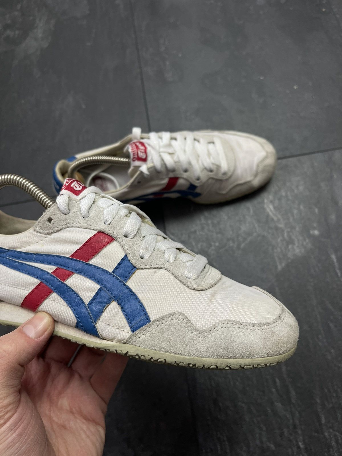 Asics Vintage ASICS Tiger Onitsuka Navy Sneakers Size US 5.5 / EU 38 - 3 Thumbnail