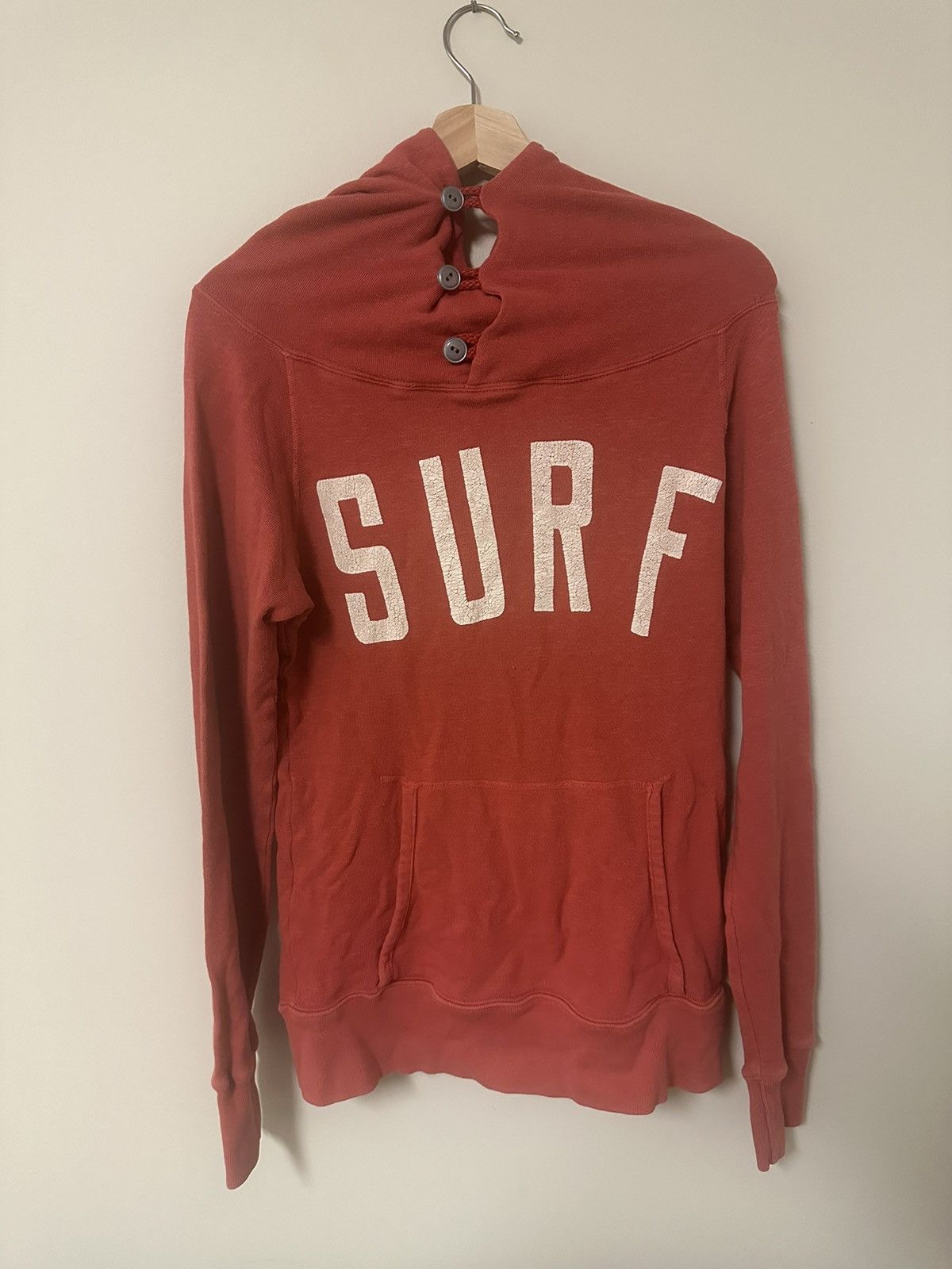 image of Kapital Surf Hoodie in Red/Orange, Men's (Size Small)