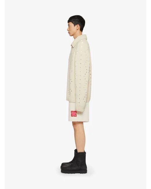 Givenchy o1srvl11e0225 4G Stars Bermuda Shorts in Light Beige Size US 30 / EU 46 - 3 Thumbnail
