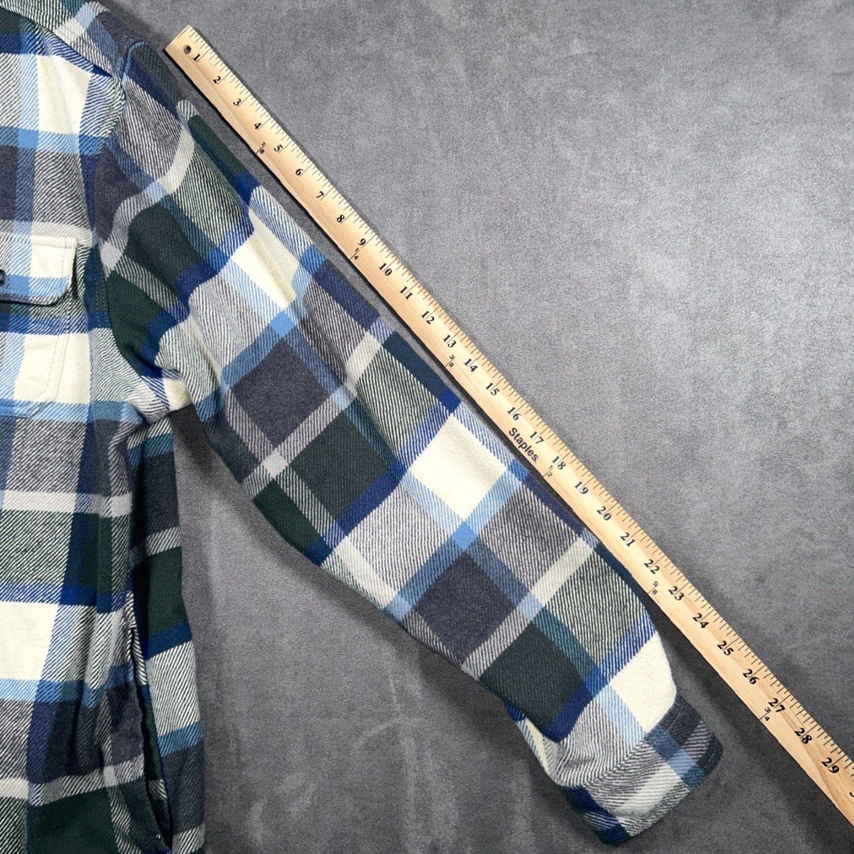 Orvis Orvis Shirt Mens 2XL Flannel Plaid Long Sleeve Button-Up Pockets Multicolor Casual Workwear Travel Size US XXL / EU 58 / 5 - 7 Thumbnail