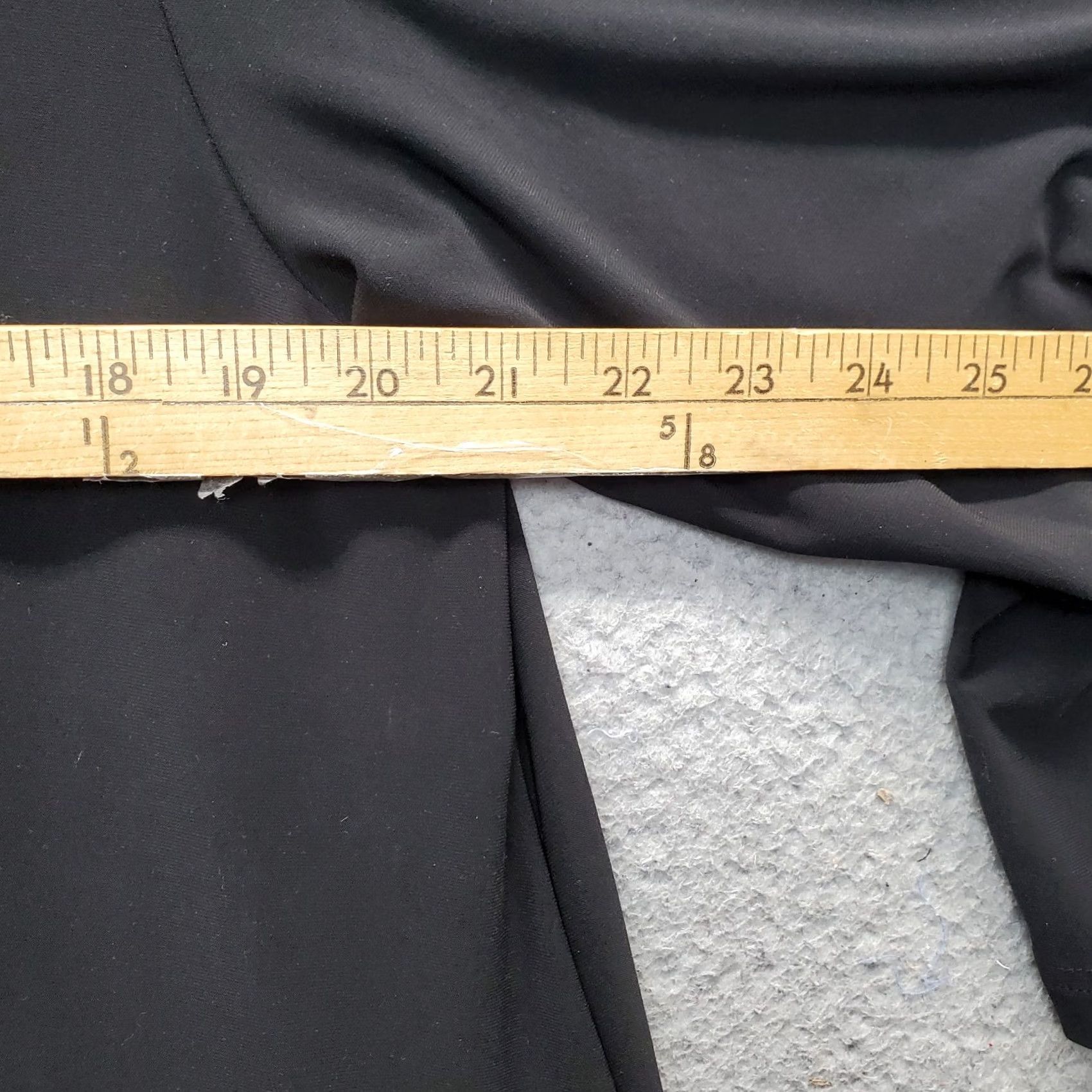 Vintage Sympli A-Line Dress Womens 16 Black Stretch 3/4 Sleeve Criss-Cross Strap Neck Dress Size XXL / US 16-18 / IT 52-54 - 4 Thumbnail