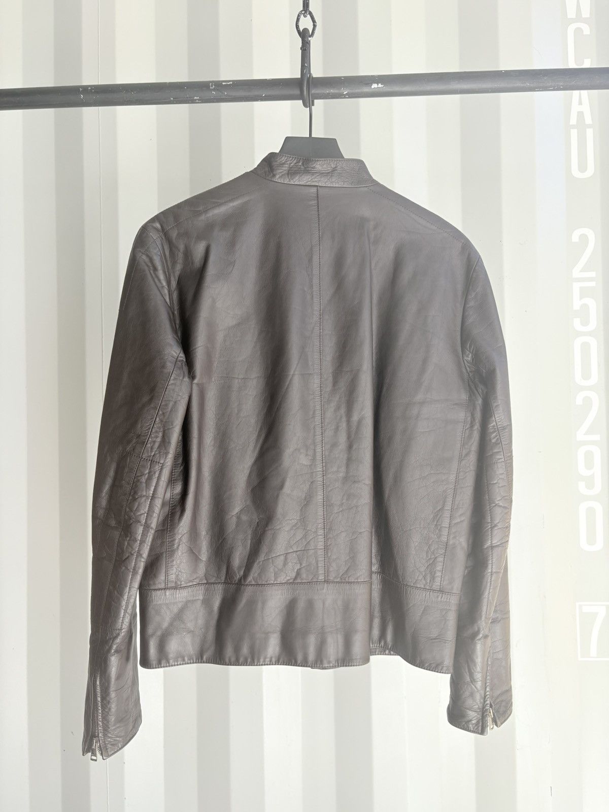 Gucci Leather Moto Jacket Gucci Tom Ford Era Chocolate Brown Size US S / EU 44-46 / 1 - 4 Thumbnail