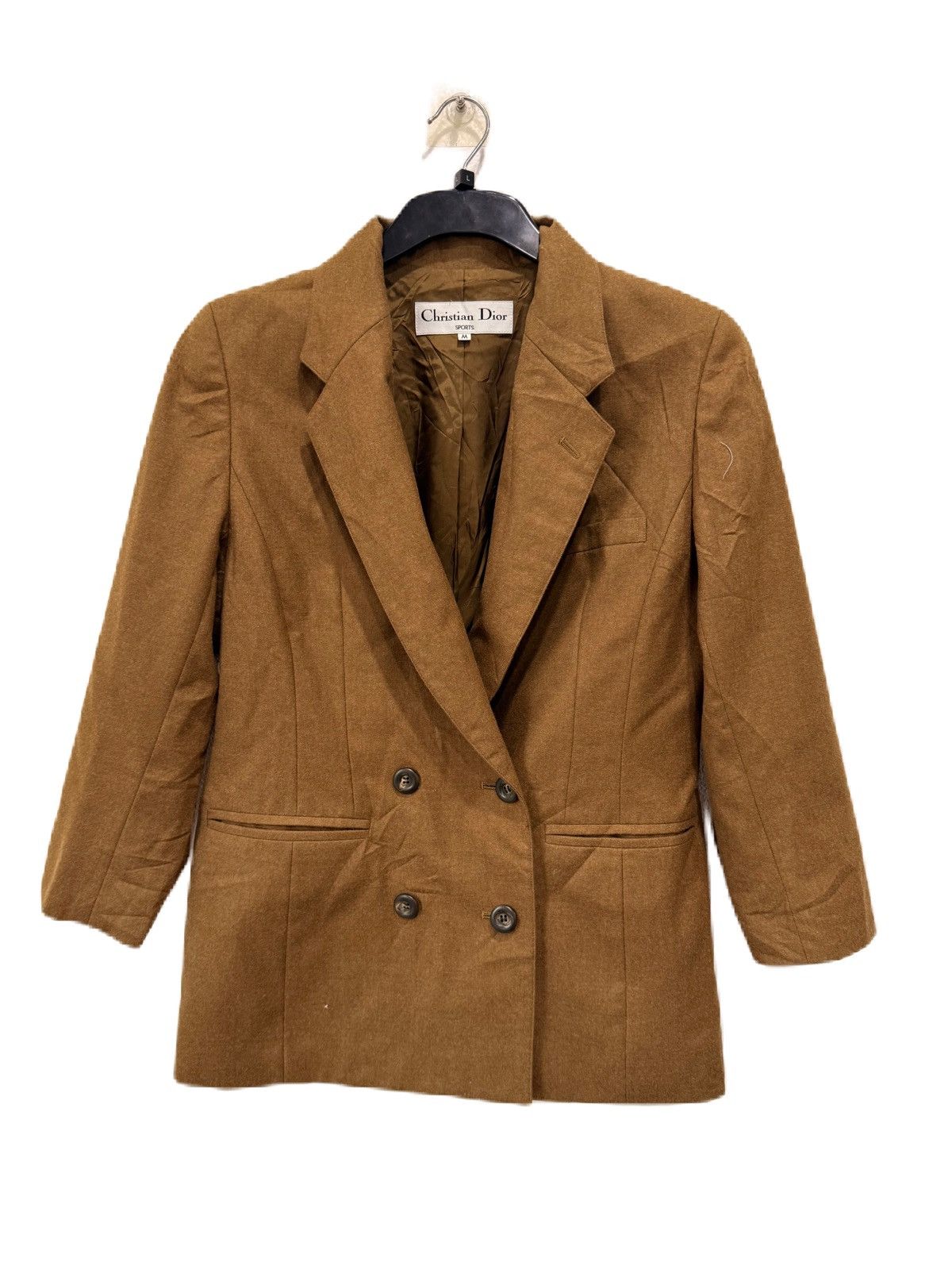 Dior Christian Dior Sports Brown Double Breasted Vintage Blazer Size M / US 6-8 / IT 42-44 - 1 Thumbnail
