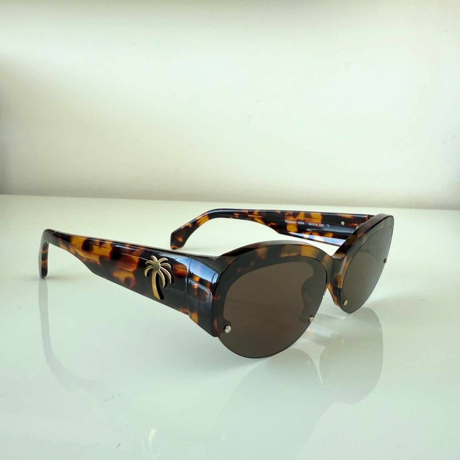 Palm Angels NEW!!! Palm Angels sunglasses PERI054 6064 Authentic 380$ Size ONE SIZE - 3 Thumbnail