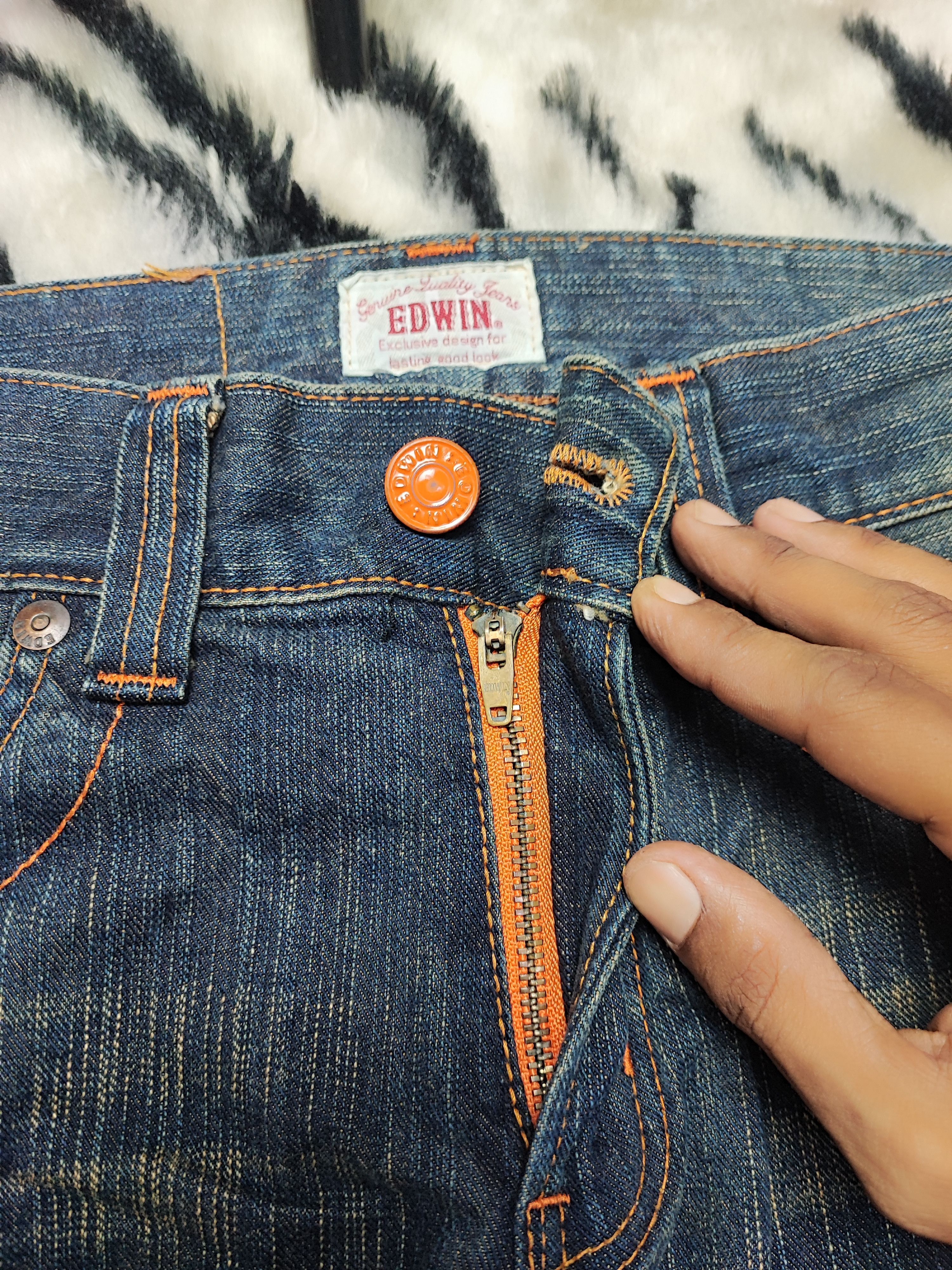 Edwin EDWIN VINTAGE XV FADED JEANS VERY RARE Size US 30 / EU 46 - 10 Thumbnail