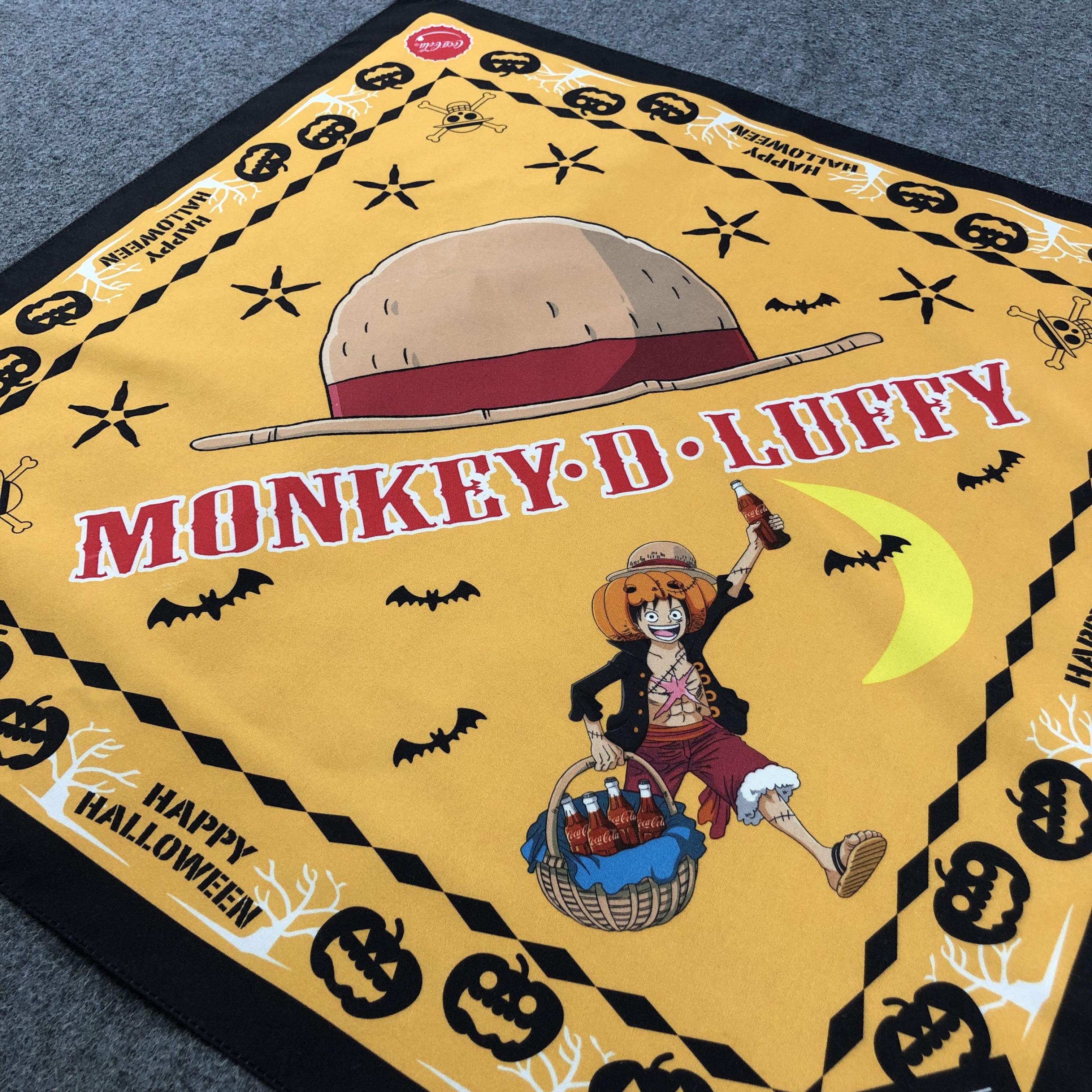 Anime × Japanese Brand × One Piece One Piece Halloween Handkerchief Neckerchief Bandana X29 Size ONE SIZE - 4 Thumbnail