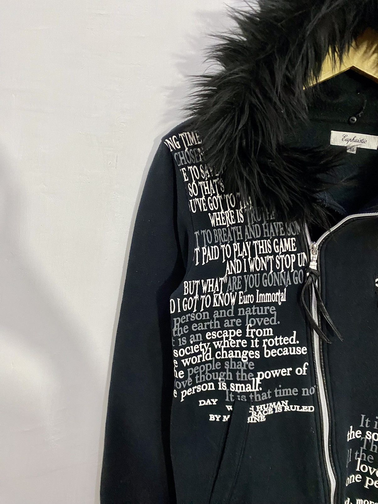 If Six Was Nine 💥Poem💥 Fur Zipper Hoodie LGB Style Size US M / EU 48-50 / 2 - 7 Thumbnail