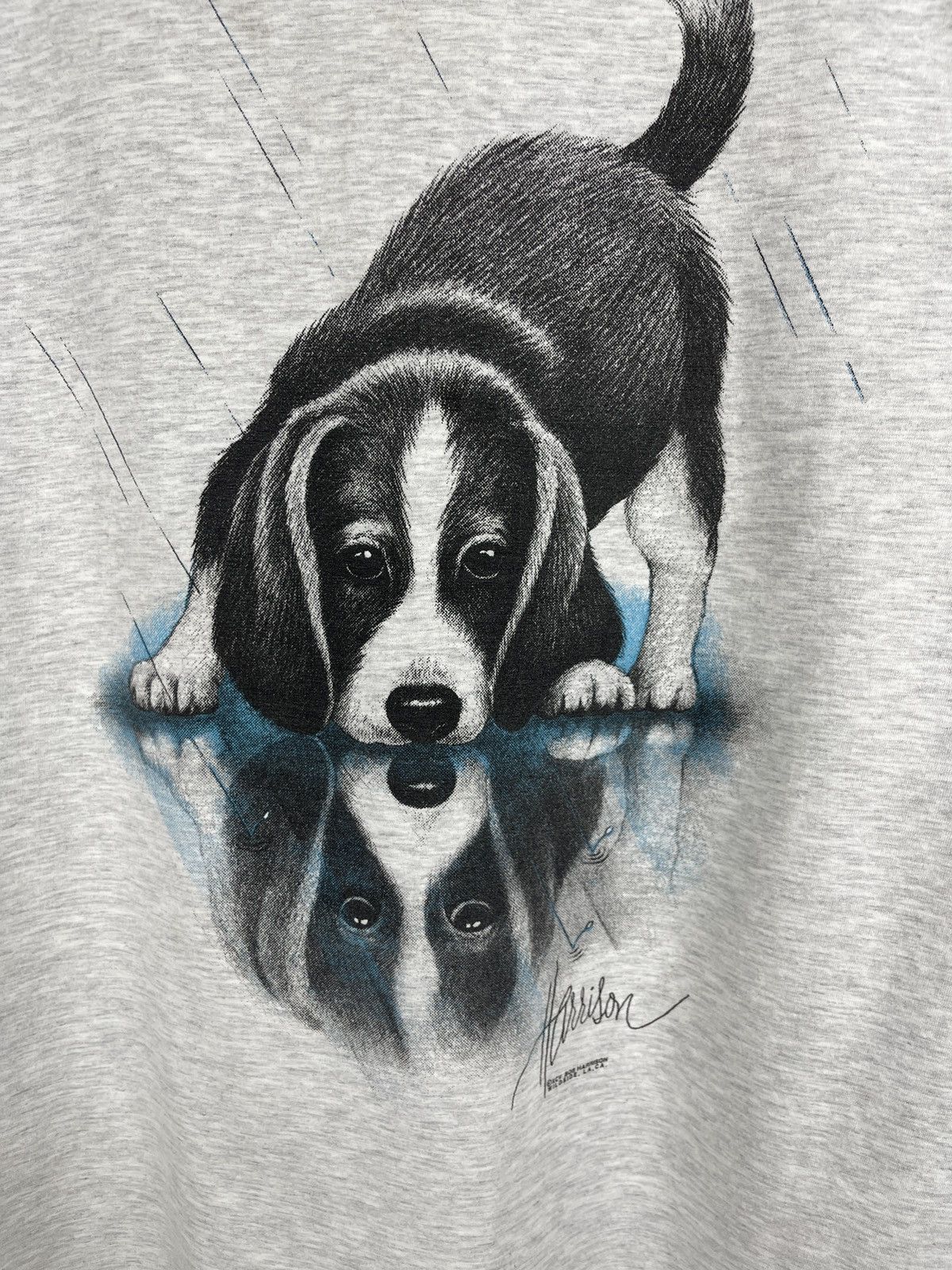 Other Bob Harrison vintage 90s grey big Dog logo Wildside tee Size US L / EU 52-54 / 3 - 6 Thumbnail