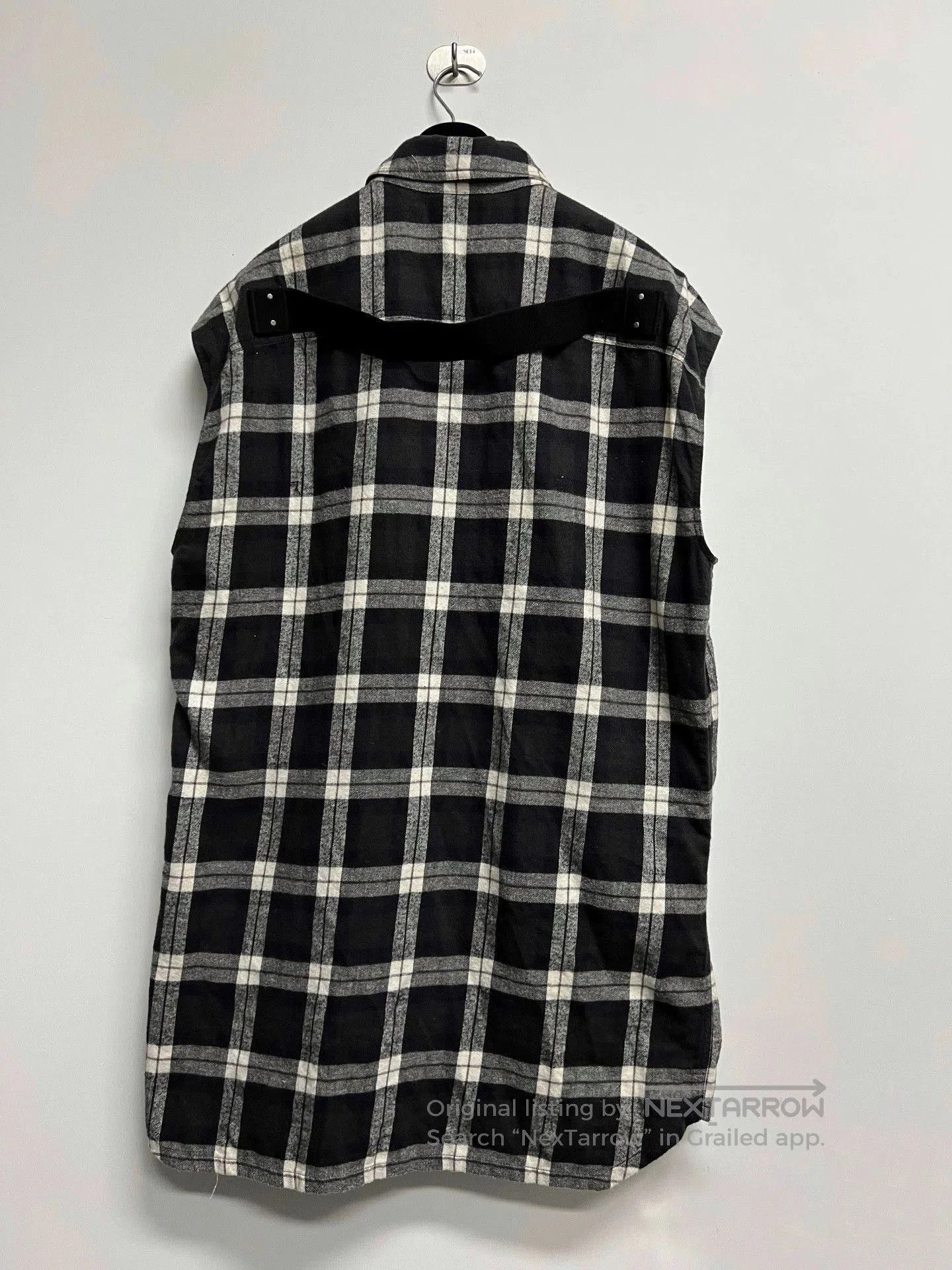 Rick Owens Rick Owens Sleeveless Plaid Shirt. Size US M / EU 48-50 / 2 - 2 Thumbnail