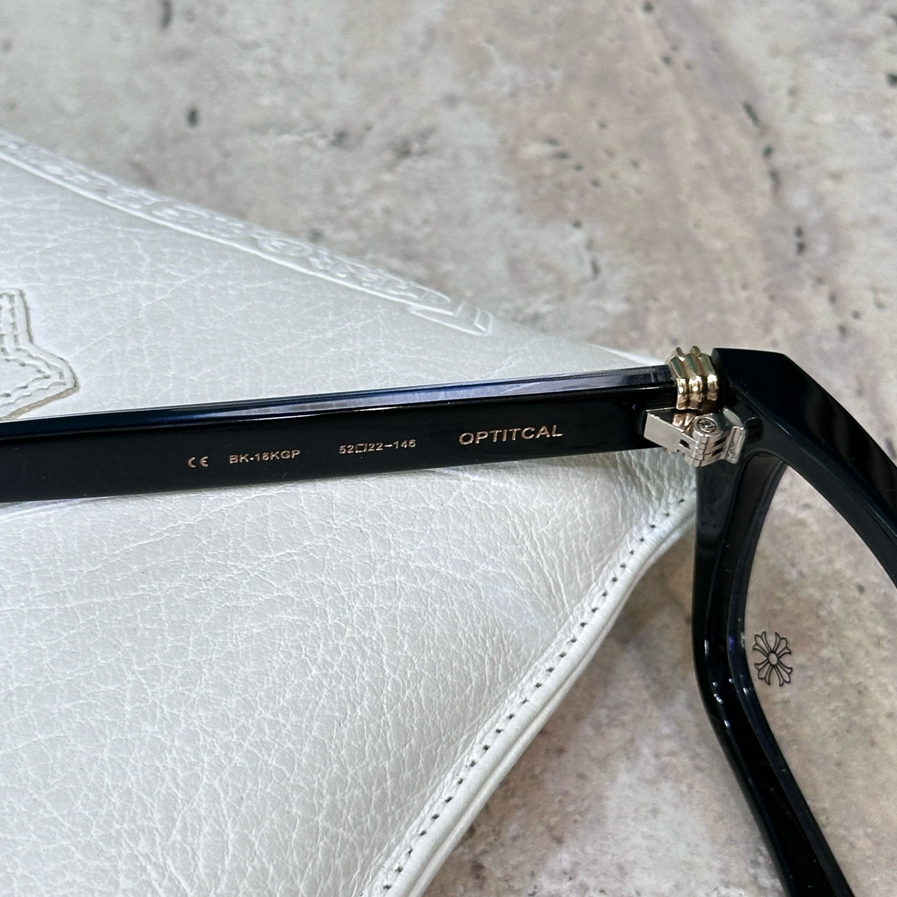 Chrome Hearts CHROME HEARTS OPTITCAL Black/18KGP Size ONE SIZE - 6 Thumbnail