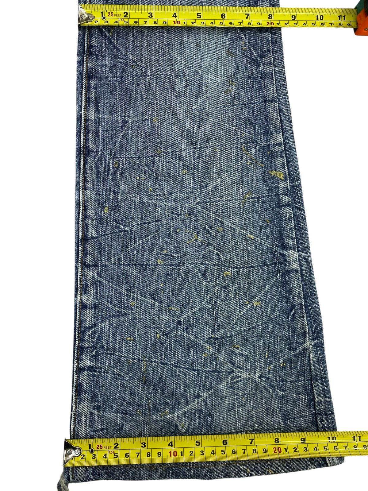 Japanese Brand Japanese Brand Gold Splash Honey Comb Style Flare Jeans Size US 34 / EU 50 - 9 Thumbnail