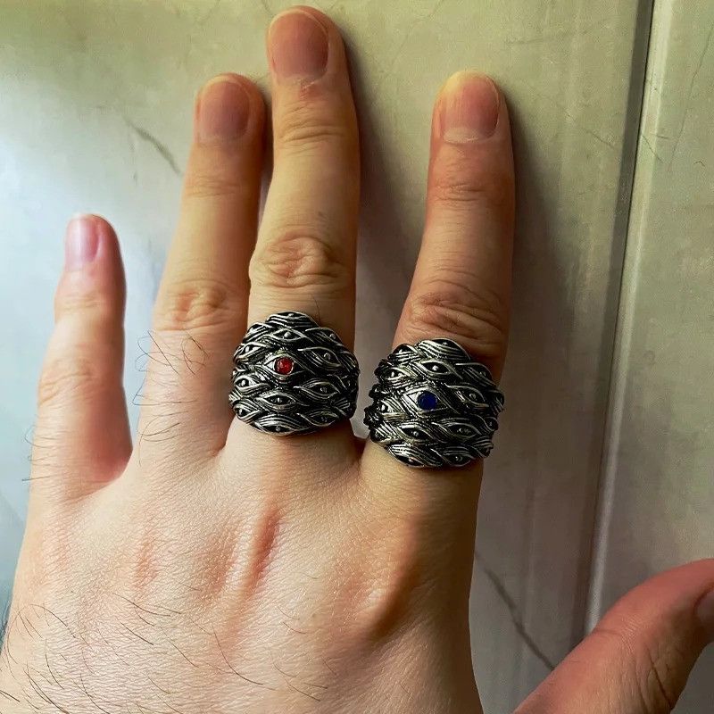 Japanese Brand × Jewelry × Vintage Multi Eyes Ring Size ONE SIZE - 5 Thumbnail