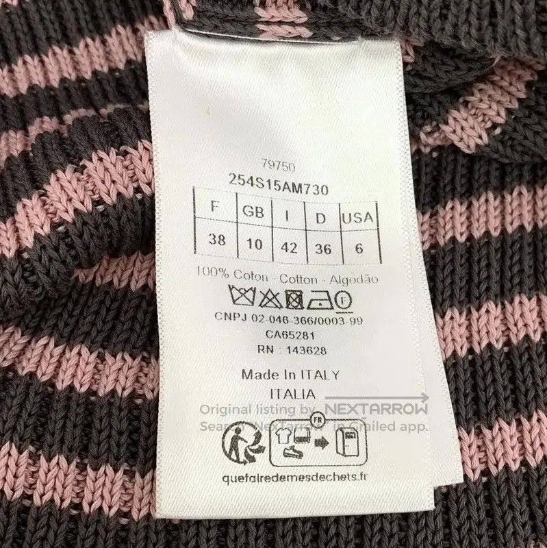 Dior Dior Color Block Cotton Women's Pullover Sweater . Size S / US 4 / IT 40 - 7 Thumbnail
