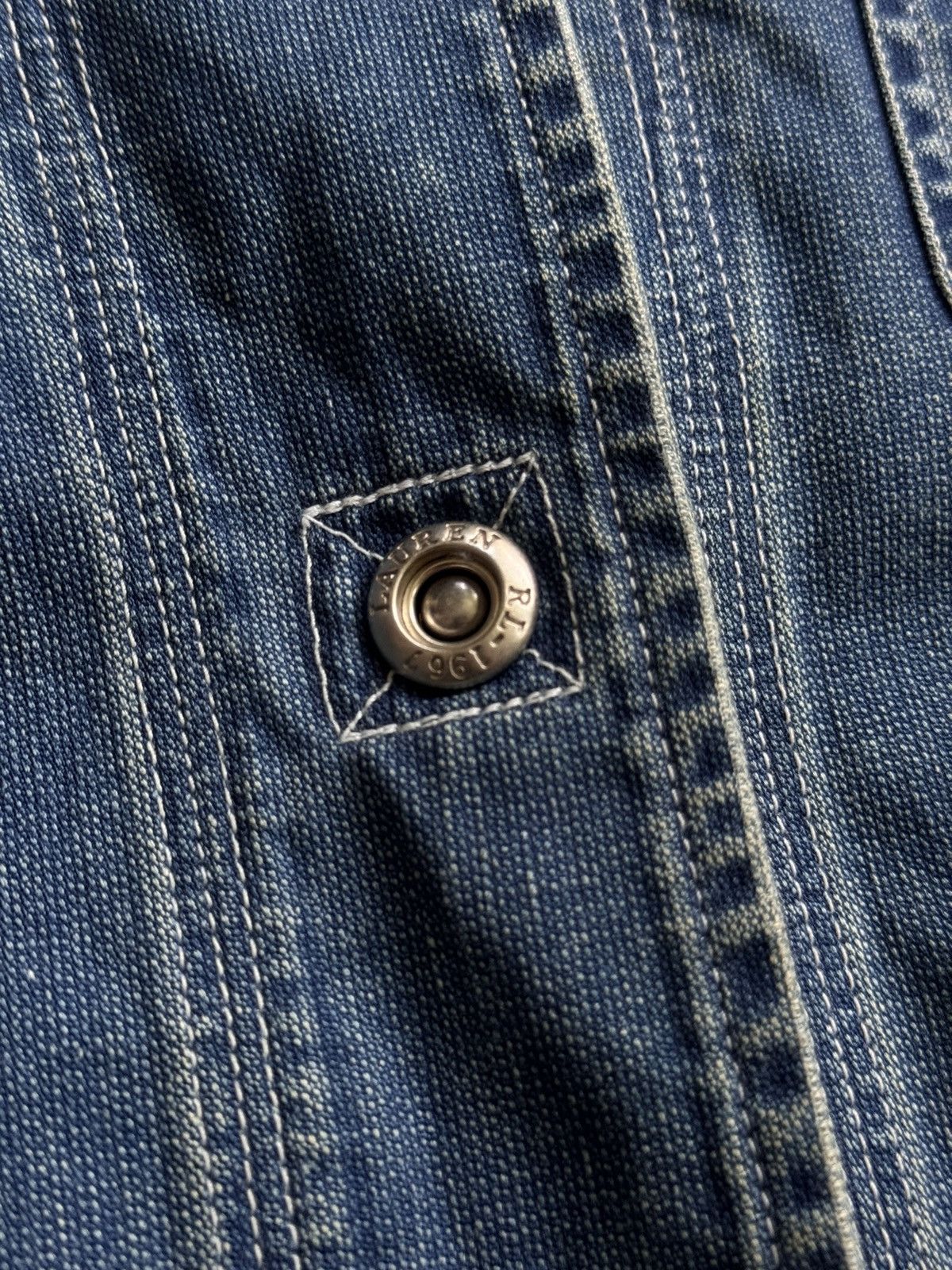 Ralph Lauren Vintage 90s ralph lauren denim chore jacket Size US M / EU 48-50 / 2 - 3 Thumbnail