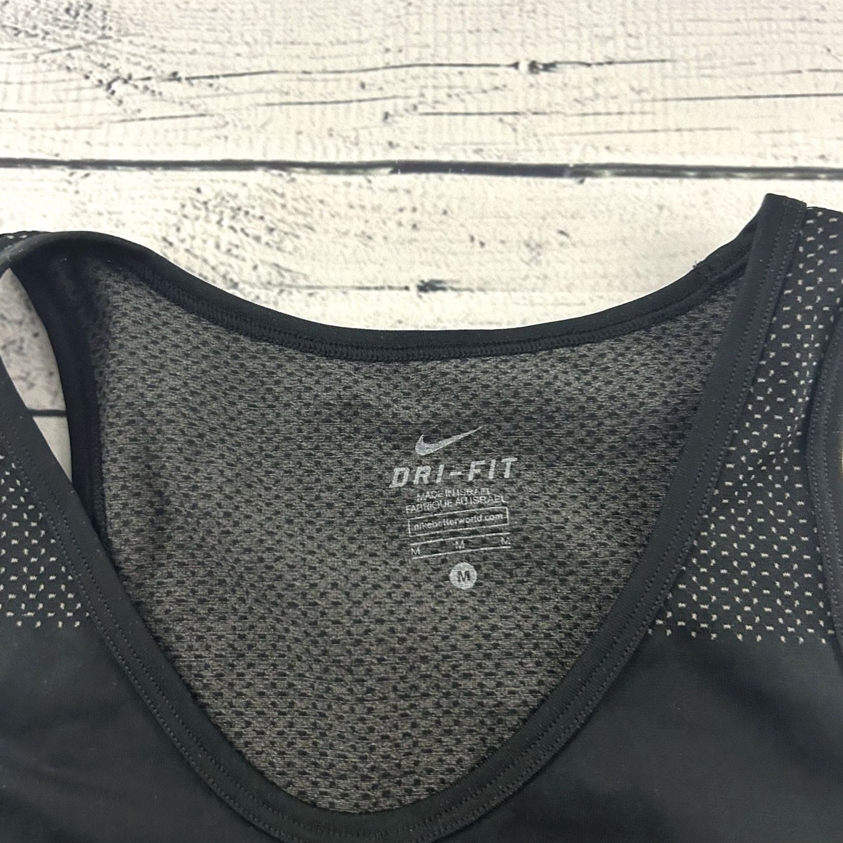 Nike Nike Dri-Fit Sleeveless Athletic Running Tank Top Women's M Black Size M / US 6-8 / IT 42-44 - 3 Thumbnail