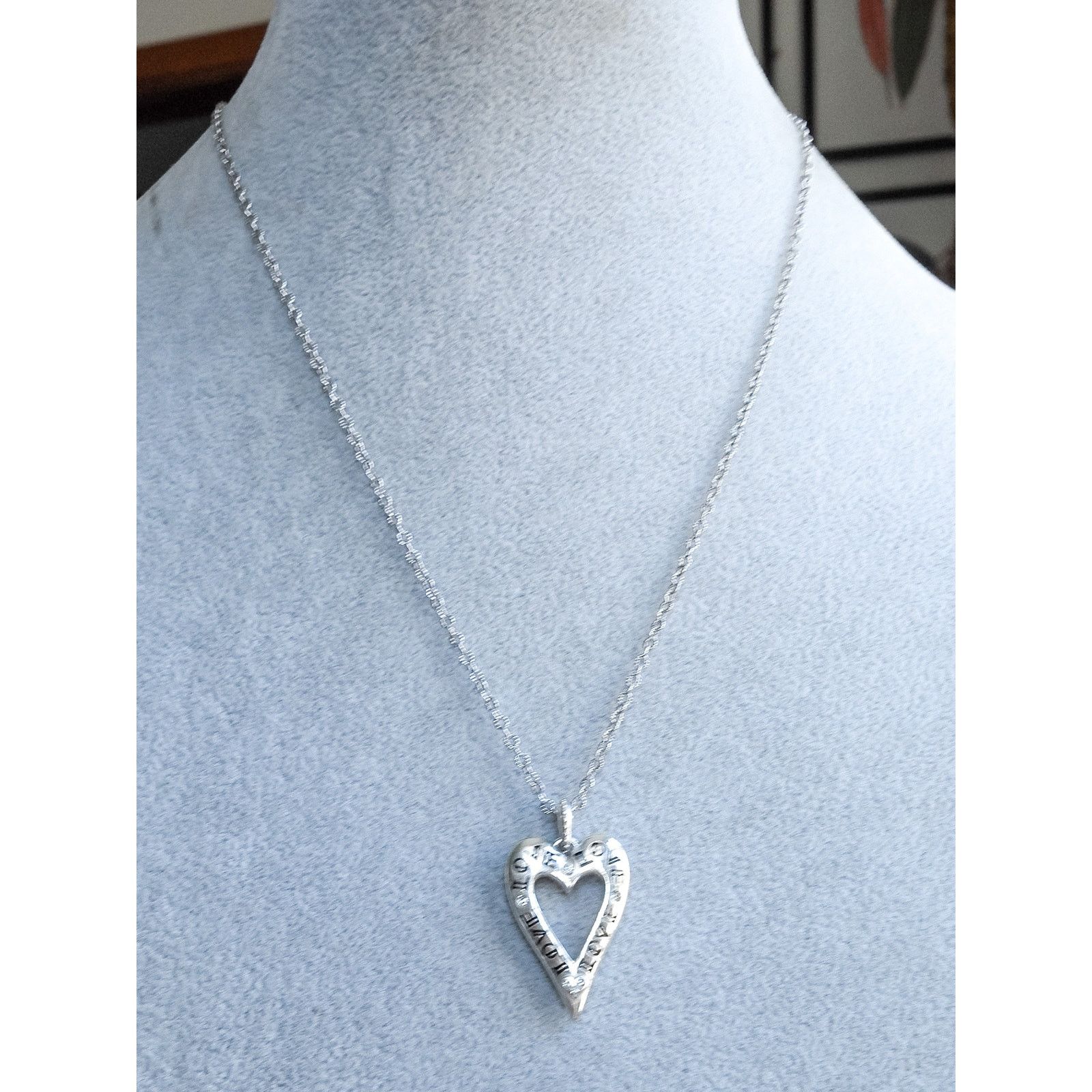 Brighton Brighton Bella Mia Reversible Heart Pendant Necklace Pave Size ONE SIZE - 1 Thumbnail