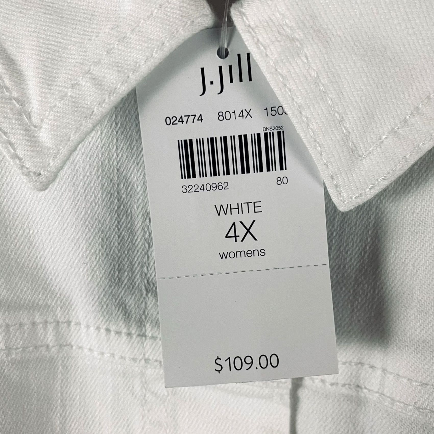 J. Jill J Jill Jacket Size 4X Denim Barn Chore Button Up Stretch Classic Minimalist NWT Size XXL / US 16-18 / IT 52-54 - 3 Thumbnail