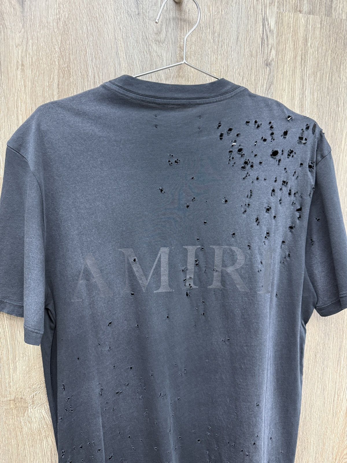 Amiri Amiri Black Shotgun Short Sleeve Size US S / EU 44-46 / 1 - 7 Thumbnail