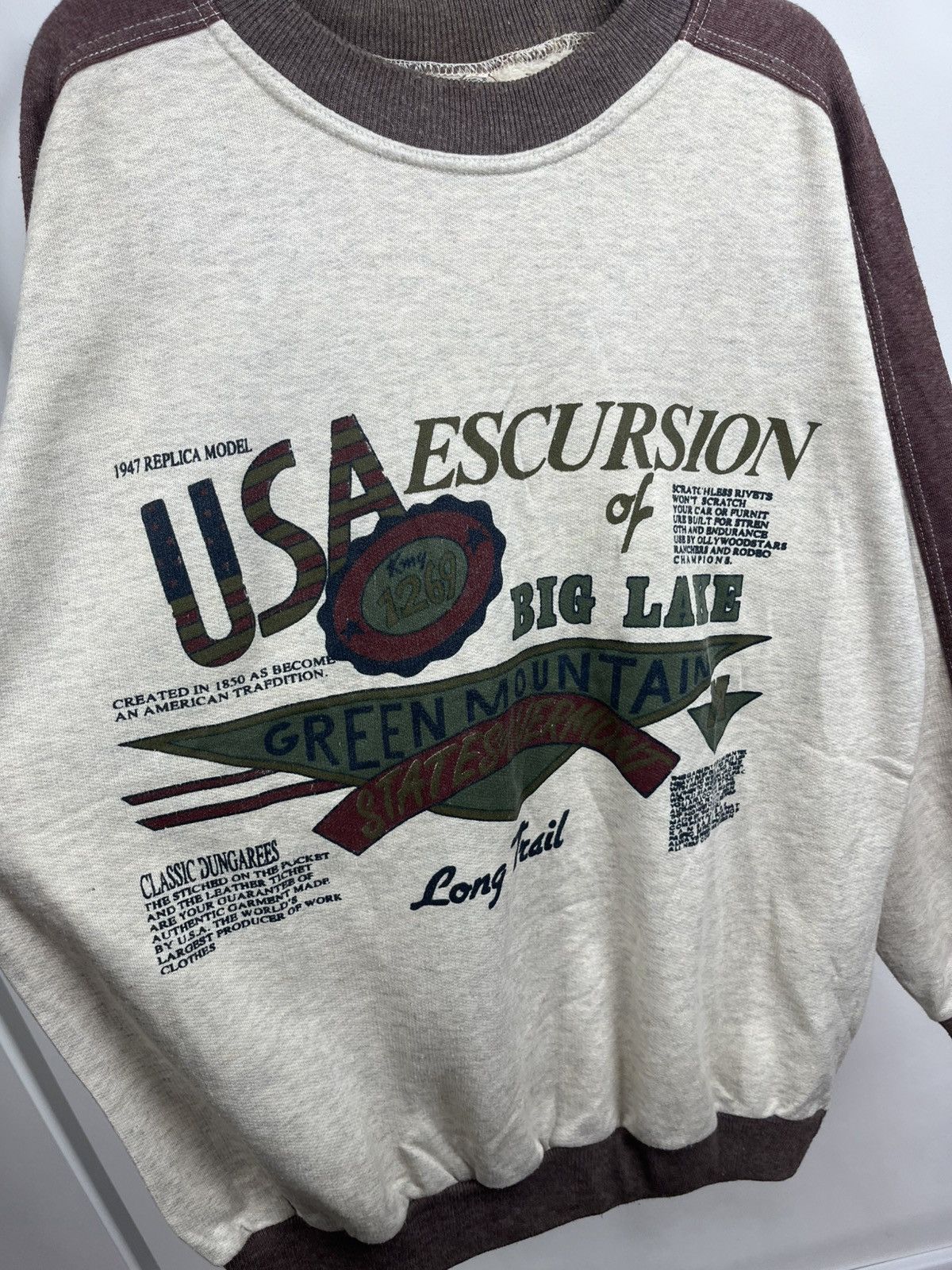 Other Vintage True Seven USA Excursion Sweatshirt Made in Italy Size US XL / EU 56 / 4 - 10 Thumbnail