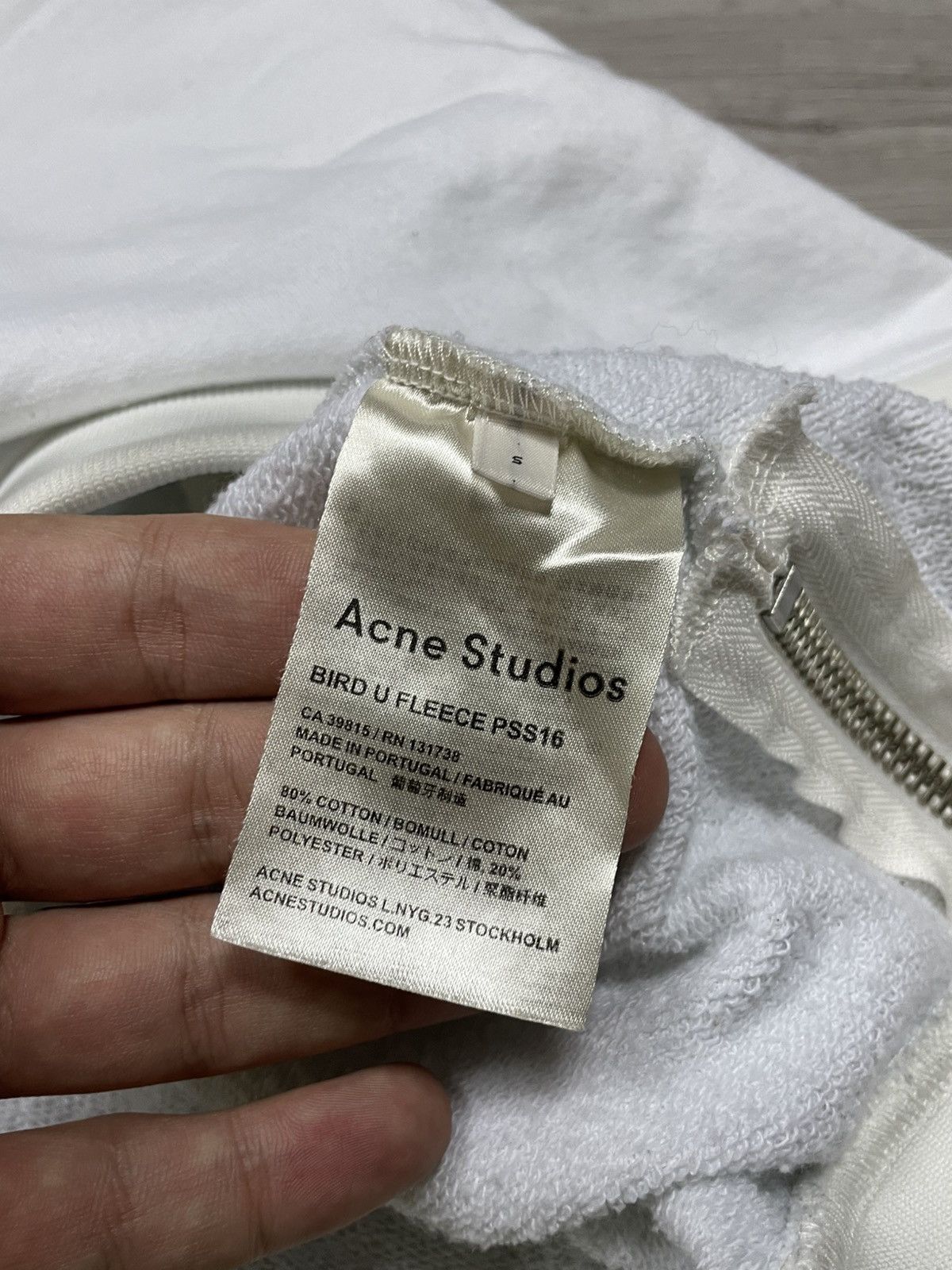 Acne Studios Acne Studios Bird Z Fleece zippers Size S / US 4 / IT 40 - 6 Thumbnail