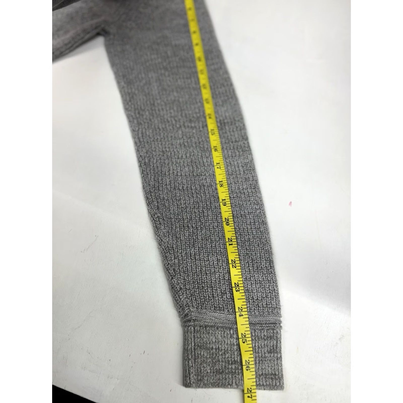 Gap Gap Sweater Gray Shawl Collar Pullover Knit Cotton Mens Medium Long Sleeve Pullover Pockets Classic Regular VINTAGE? Size US M / EU 48-50 / 2 - 6 Thumbnail