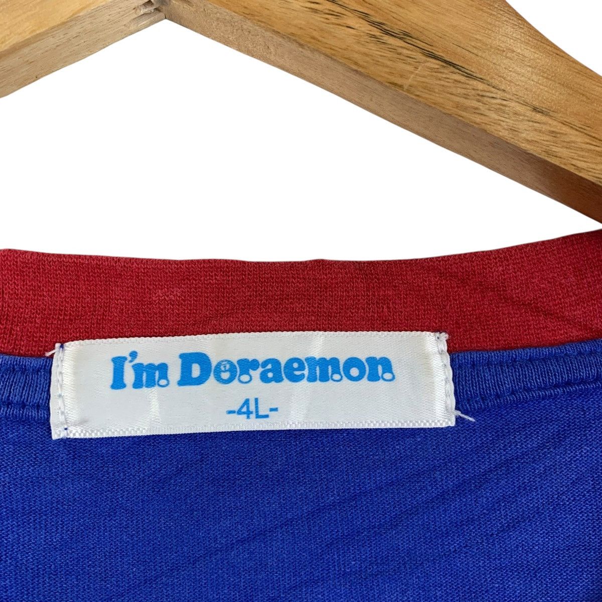 Vintage I’m Doraemon Tee Blue Anime Graphic T-Shirt Size US XXL / EU 58 / 5 - 3 Thumbnail