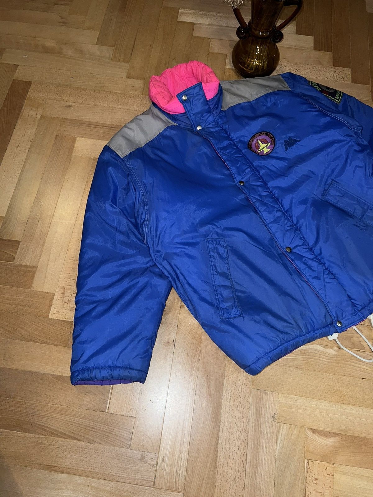 Kappa × Vintage KAPPA VINTAGE 80/90’S PUFFER JACKET DOWN BOXY RACING Size US L / EU 52-54 / 3 - 3 Thumbnail