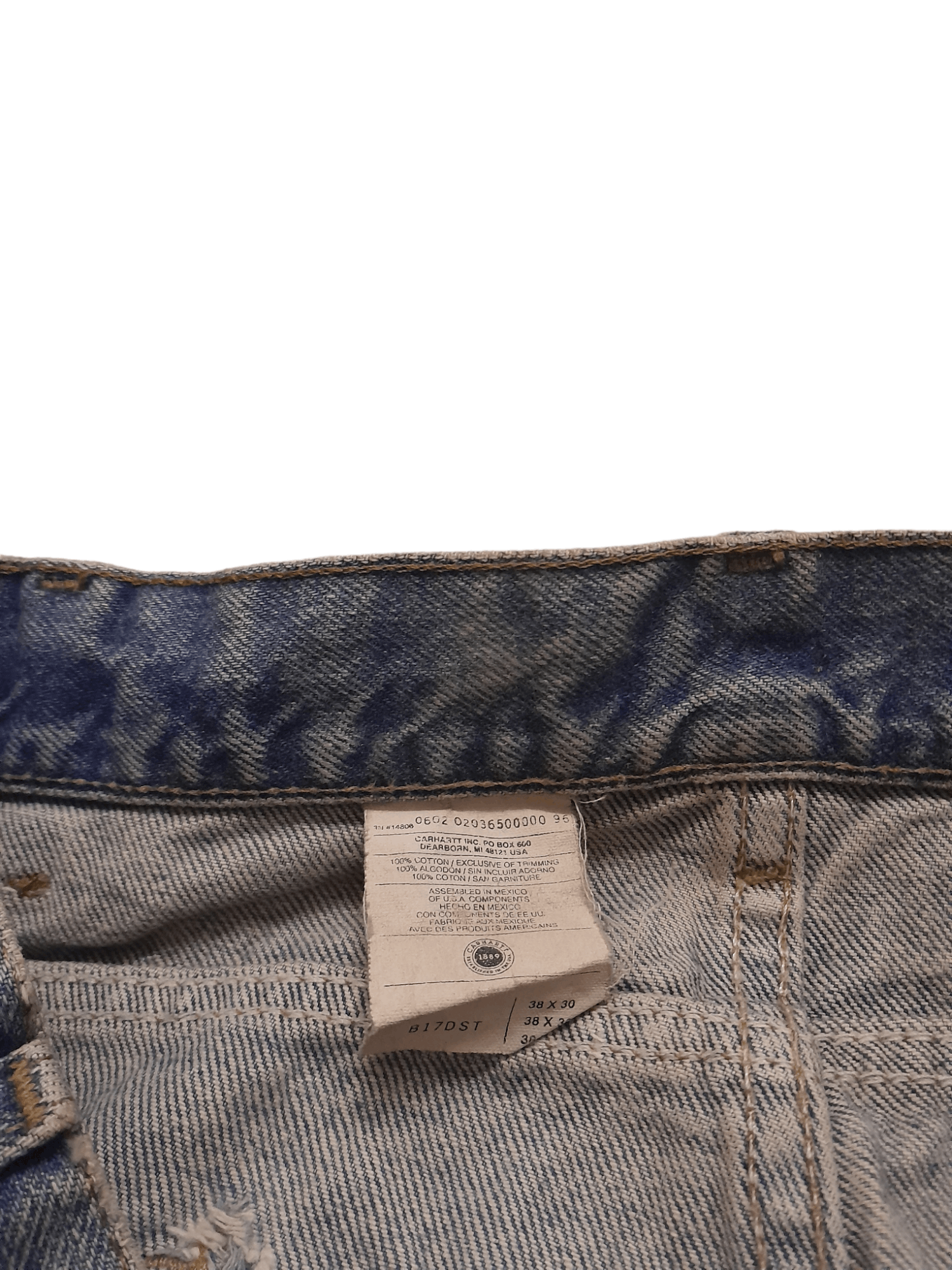 Carhartt CARHARTT Denim (J3) waist 38 Size US 38 / EU 54 - 6 Thumbnail