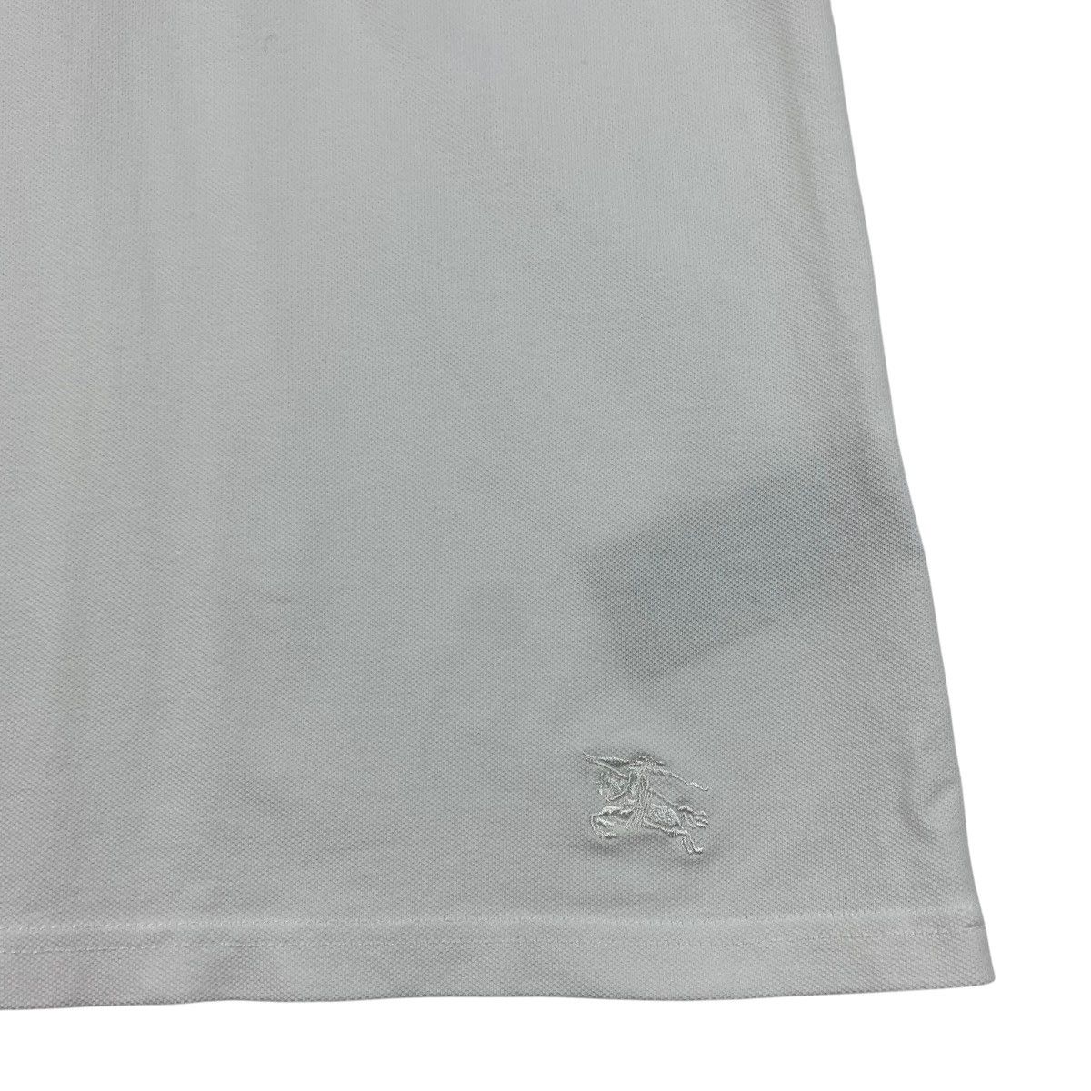 Burberry × Designer BURBERRY brit nova check collar design women polo tee Size L / US 10 / IT 46 - 8 Thumbnail