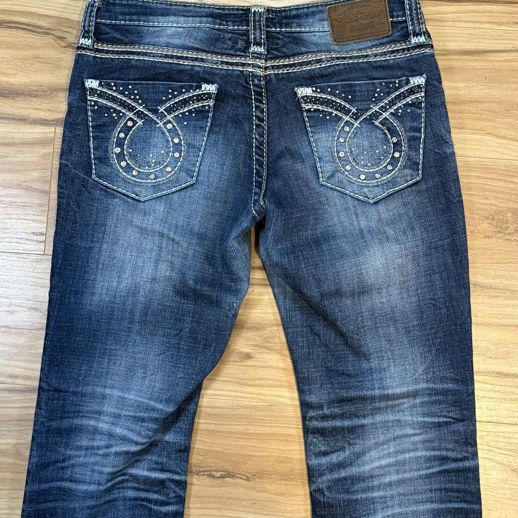 Big Star Big Star Women’s Bootcut Jeans 31x31 Distressed Size 24" / US 00 / IT 34 - 3 Thumbnail
