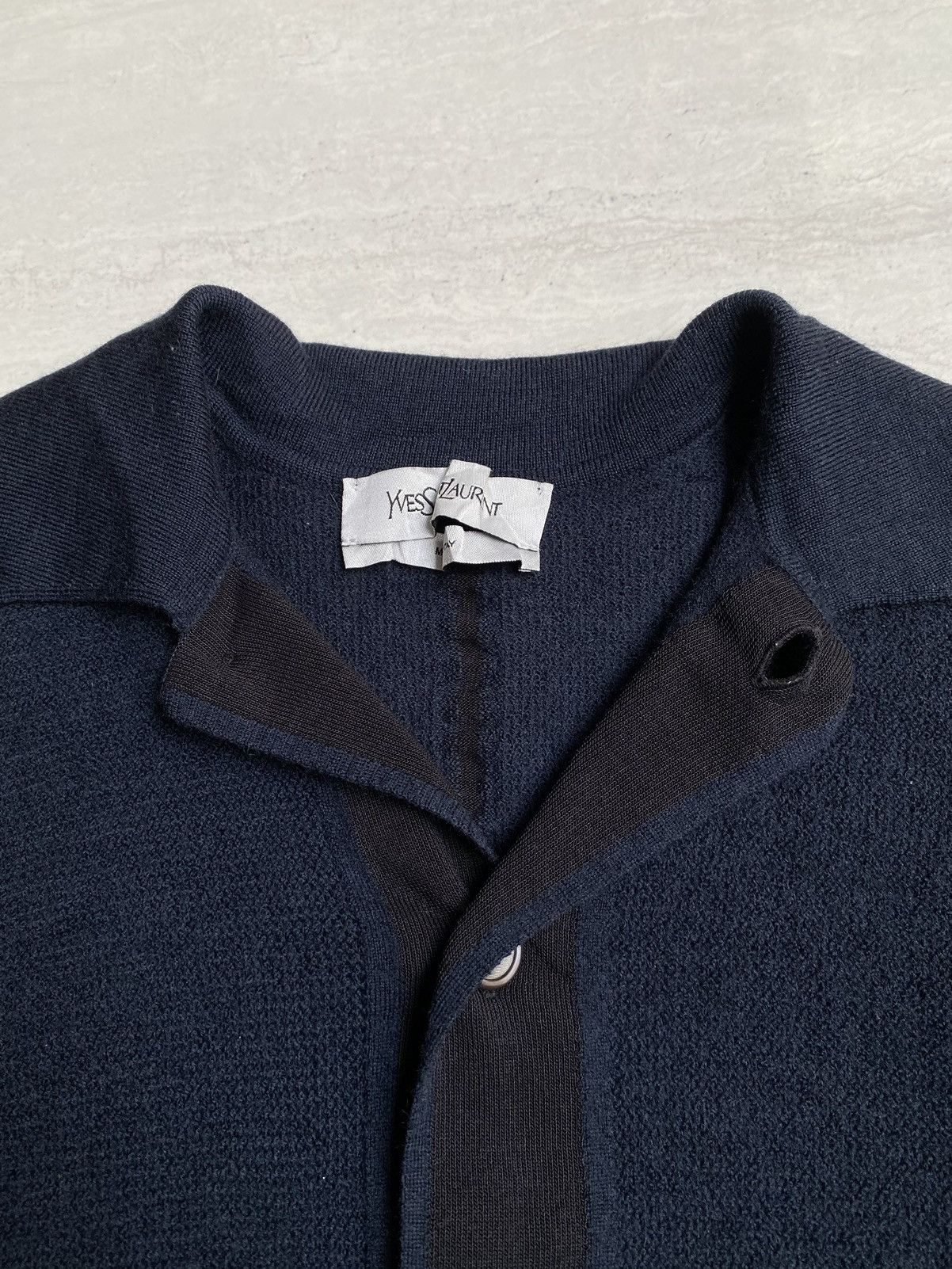 Yves Saint Laurent YSL Yves Saint Laurent Knit Polo Shirt Size M / US 6-8 / IT 42-44 - 10 Thumbnail