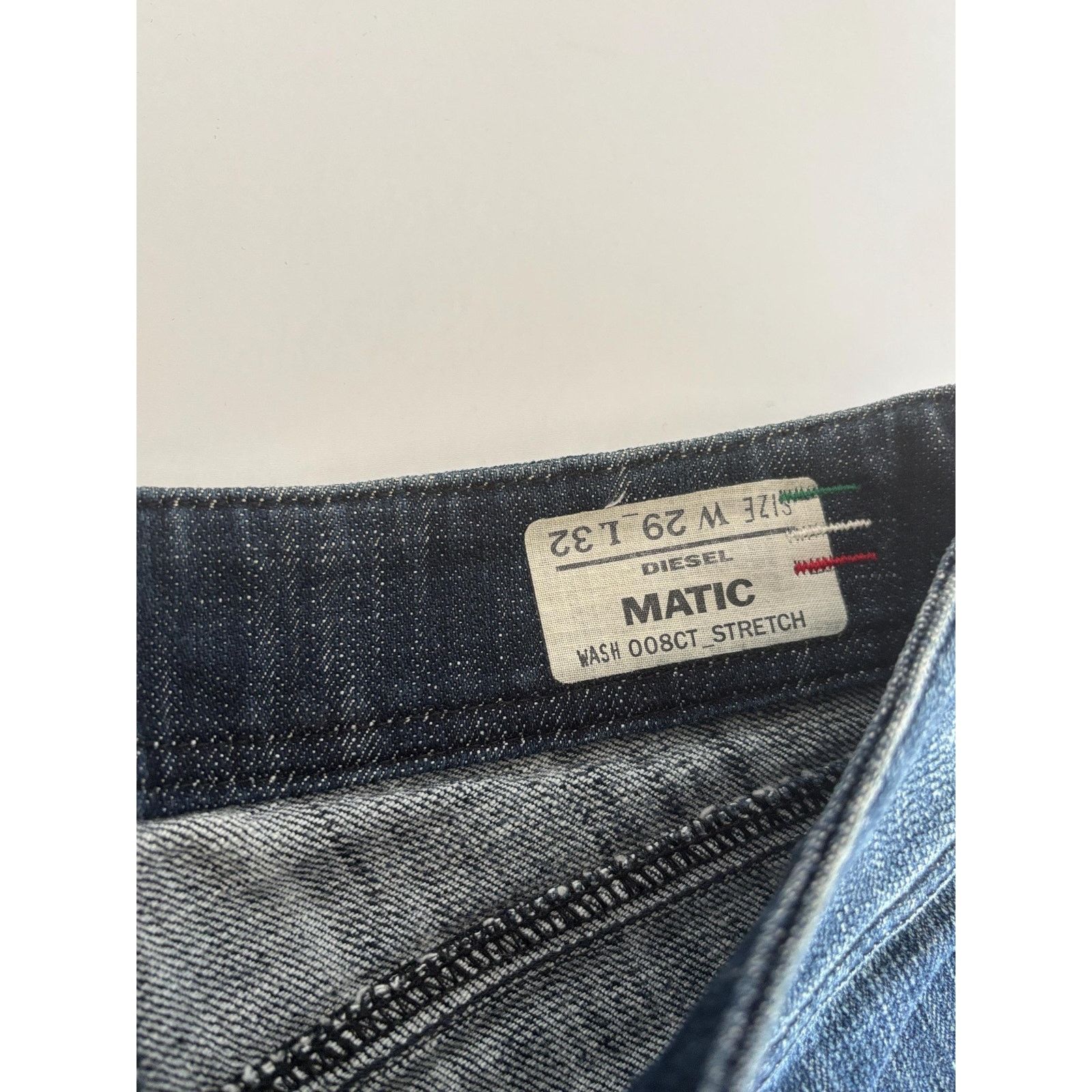 Diesel × Vintage Diesel Matic Jeans W29 L32 Made in Italy Low Rise Skinny Size US 29 - 5 Thumbnail