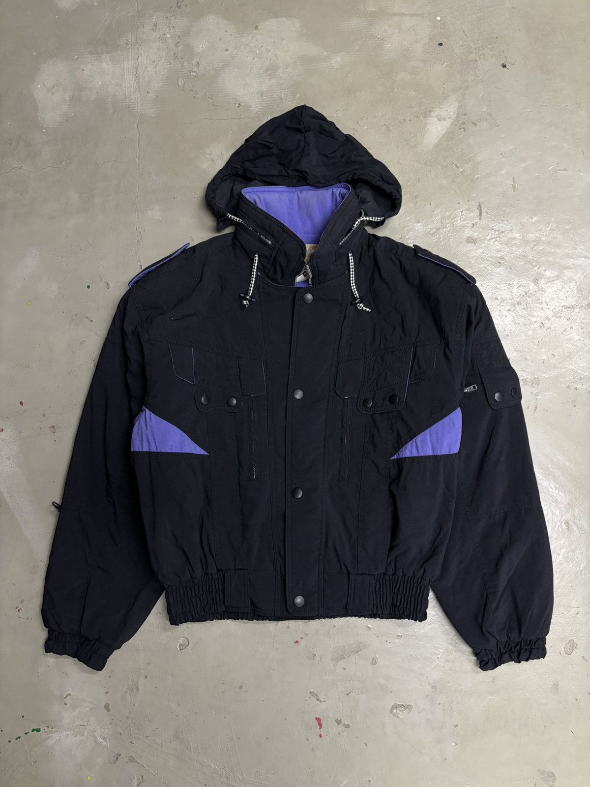 Issey Miyake Courmayer Parachute Utility Bomber Issey Miyake Design Style Size US L / EU 52-54 / 3 - 1 Thumbnail