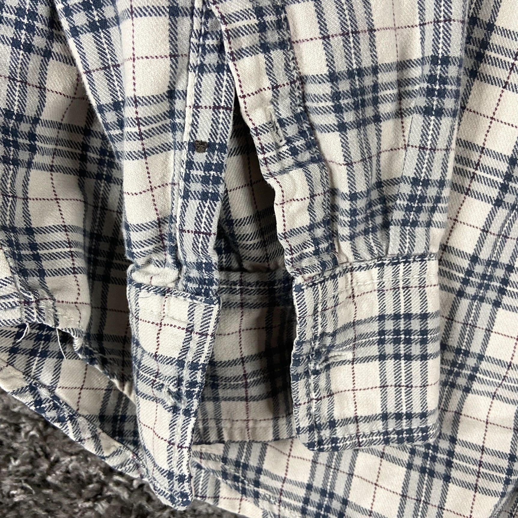Aeropostale Aeropostale Multicolor Plaid Flannel Shirt Men S Long Sleeve Size US S / EU 44-46 / 1 - 4 Thumbnail