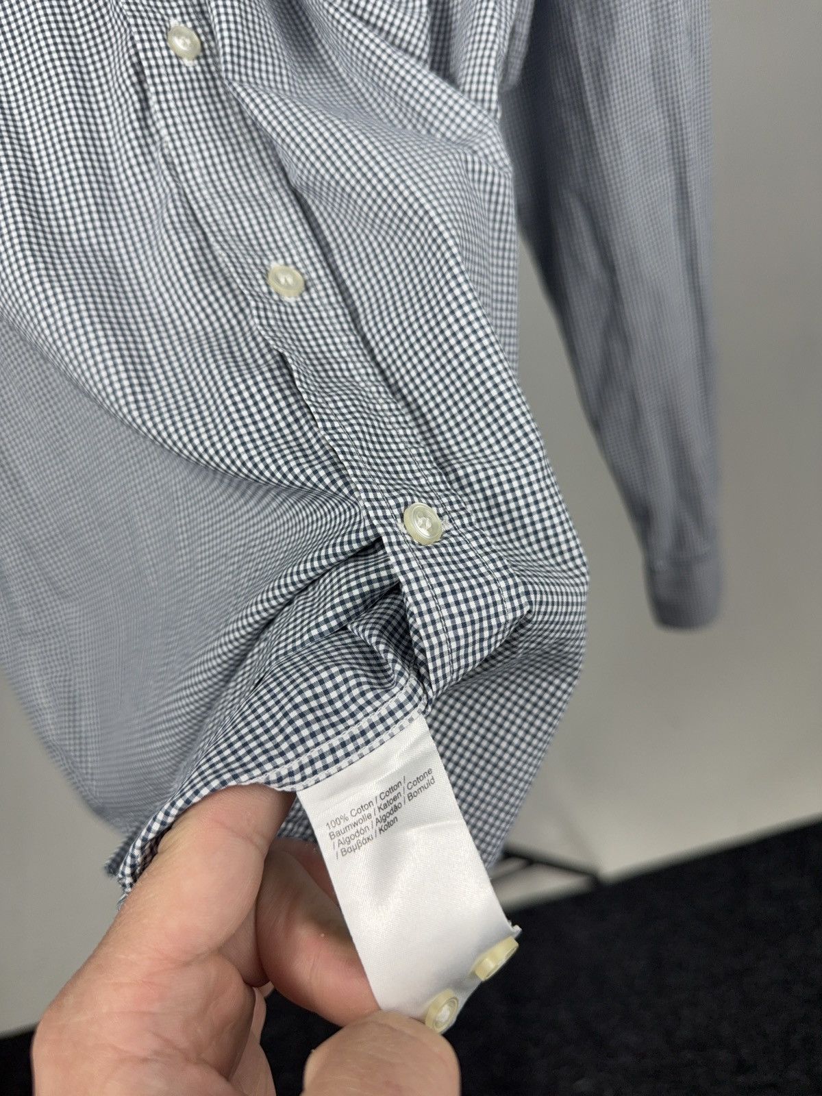 Lacoste Luxury 00s Lacoste Gingham Check Button Down Shirt Mens S Size US S / EU 44-46 / 1 - 9 Thumbnail