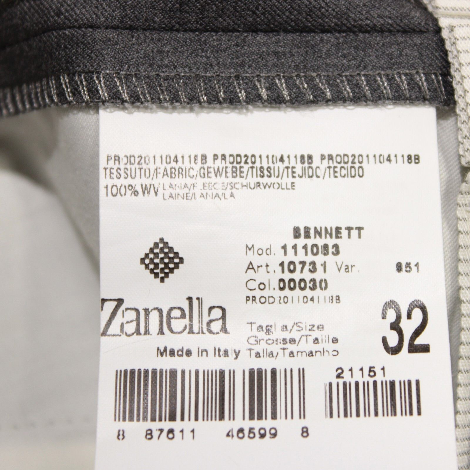 Zanella Zanella New with tags Dress Pants Size 32 US In Gray Size US 32 / EU 48 - 9 Thumbnail