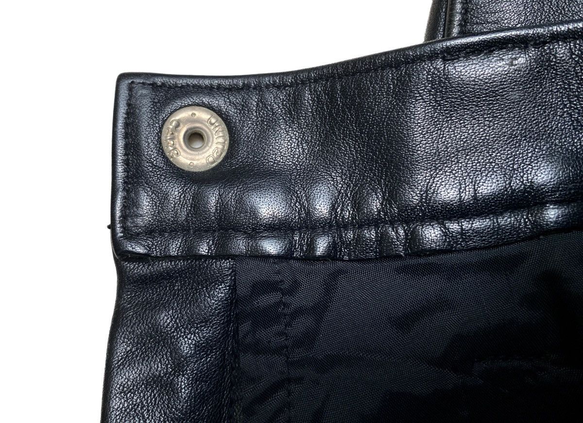 Vintage Vintage Brand Andian Motorcycle Leather Pants 1990s Size US 30 / EU 46 - 9 Thumbnail