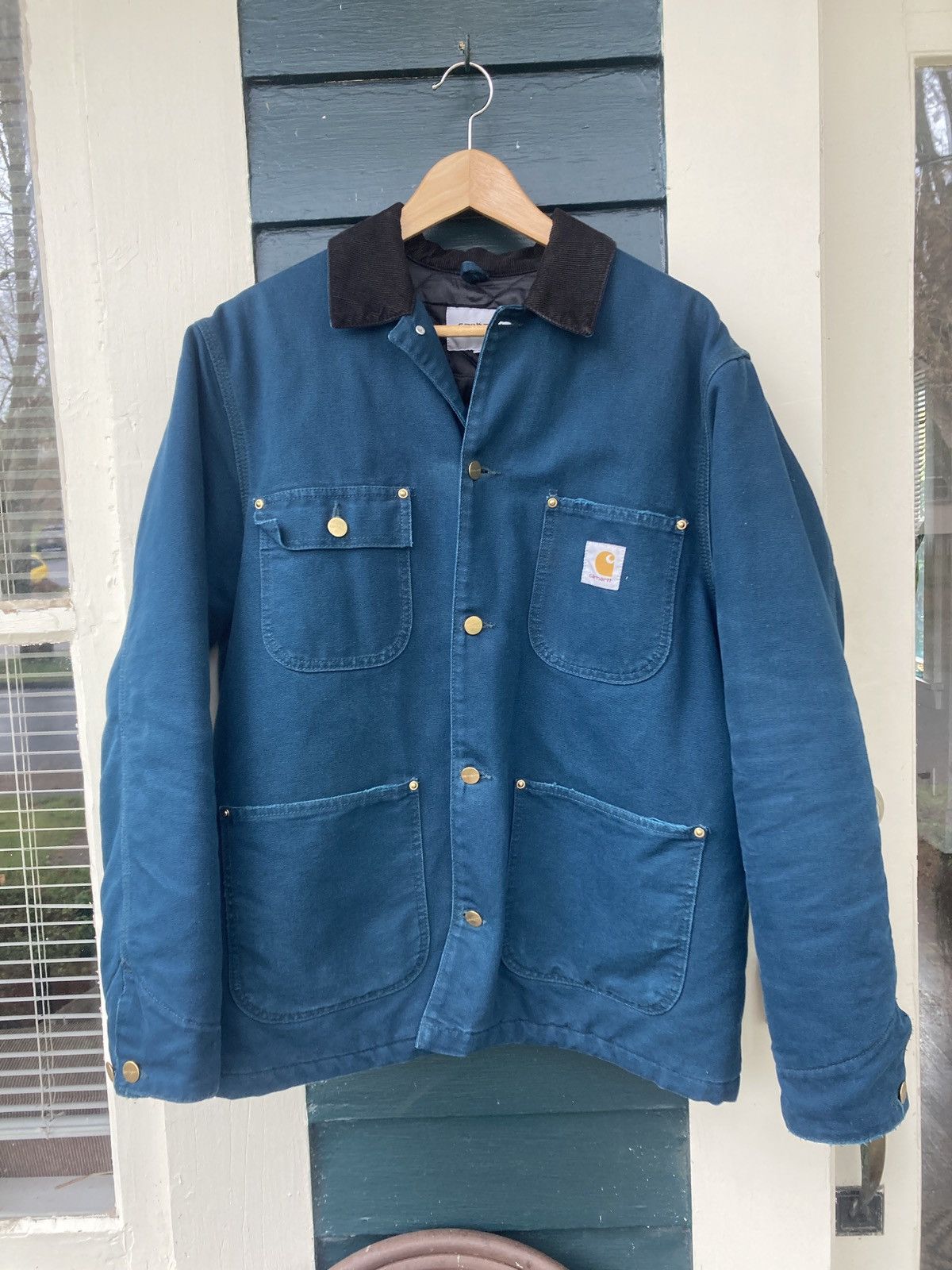 Carhartt Wip OG Chore Coat Arctic Blue Size US S / EU 44-46 / 1 - 1 Thumbnail