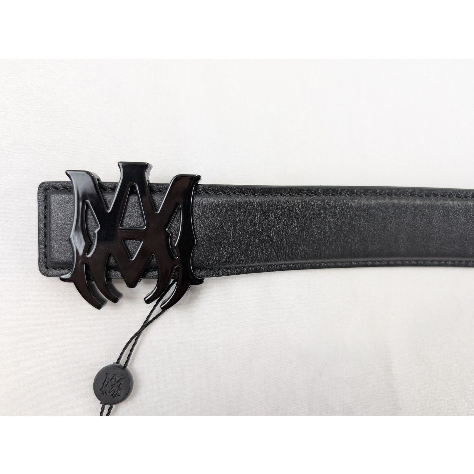 Amiri o1rshd1 Size: 75cm / 4cm MA Belt in Black Size 30 - 7 Thumbnail