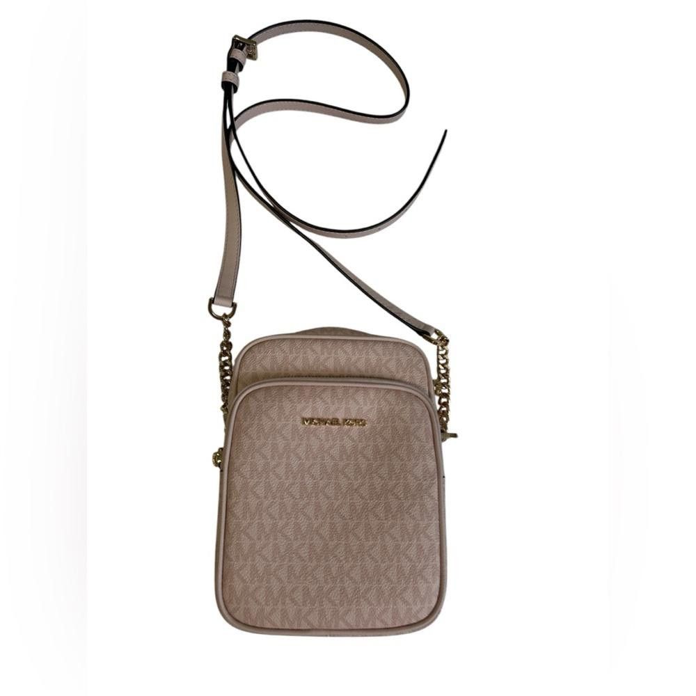 Designer Michael Kors MK Signature Phone Crossbody Bag Size ONE SIZE - 1 Thumbnail