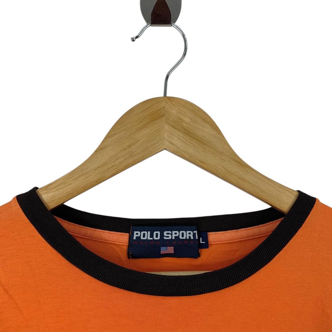Polo Ralph Lauren × Vintage Vintage POLO SPORT by POLO RALPH LAUREN spellout tees Size US L / EU 52-54 / 3 - 5 Thumbnail