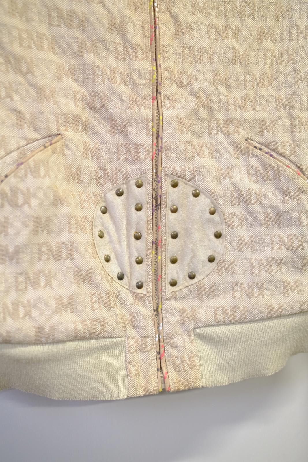 Other 90's Fendissime Monogram Script Biker Jacket Size M / US 6-8 / IT 42-44 - 6 Thumbnail