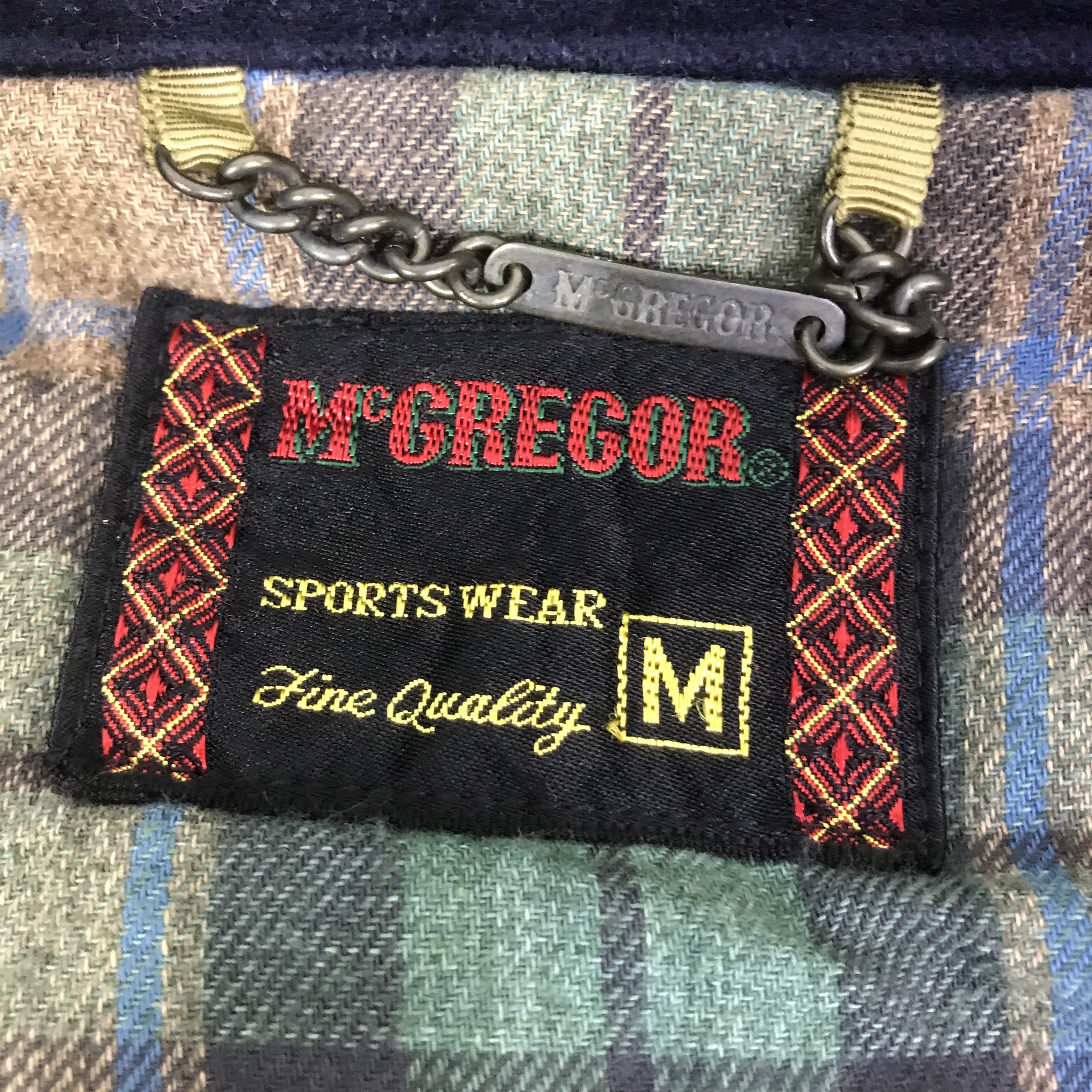 McGregor VINTAGE MCGREGOR WOOL BOMBER NAVY COLOUR JACKET K83B14 Size US M / EU 48-50 / 2 - 8 Thumbnail