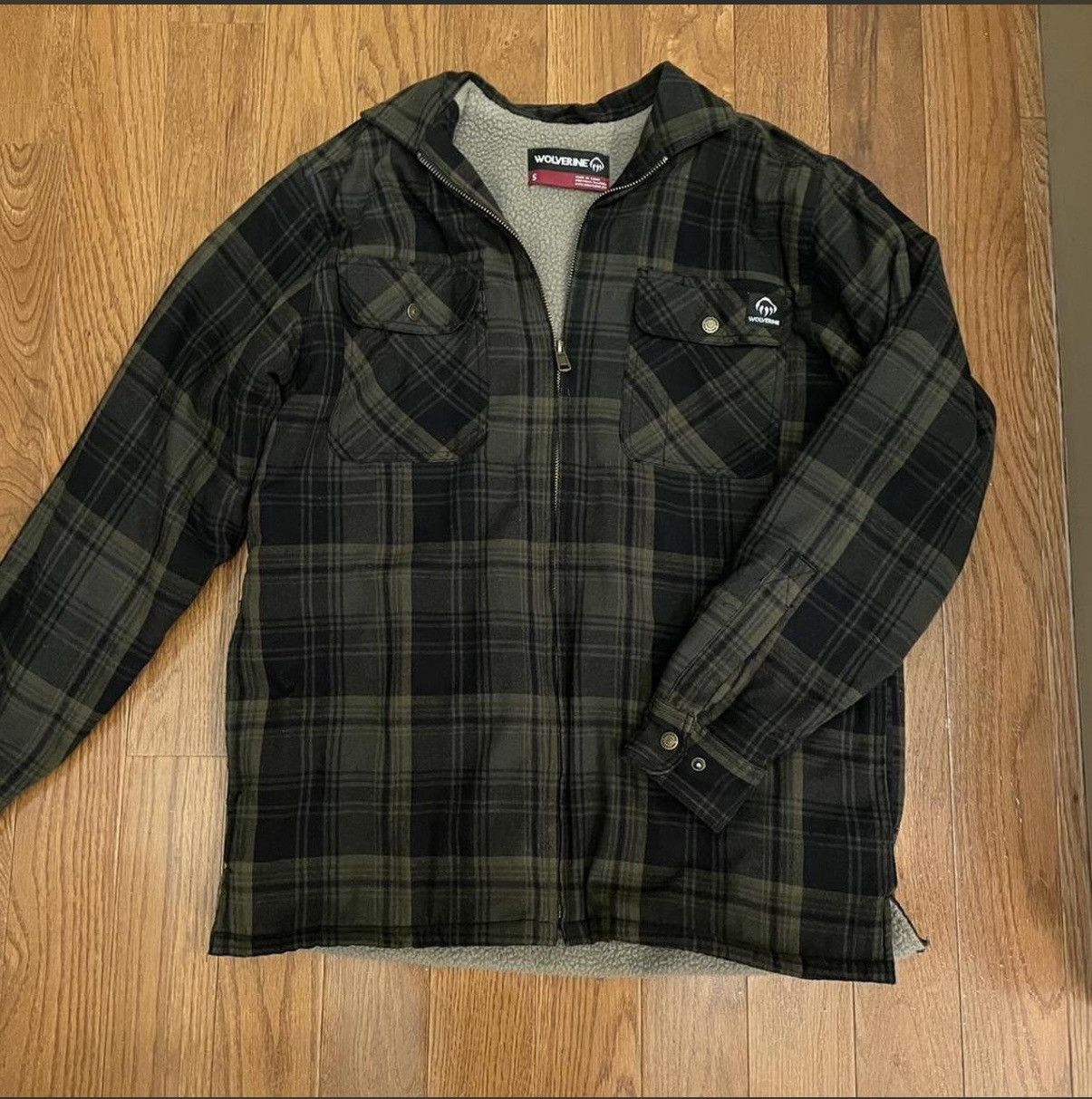Wolverine Green and black wolverine flannel jacket Size US S / EU 44-46 / 1 - 1 Thumbnail