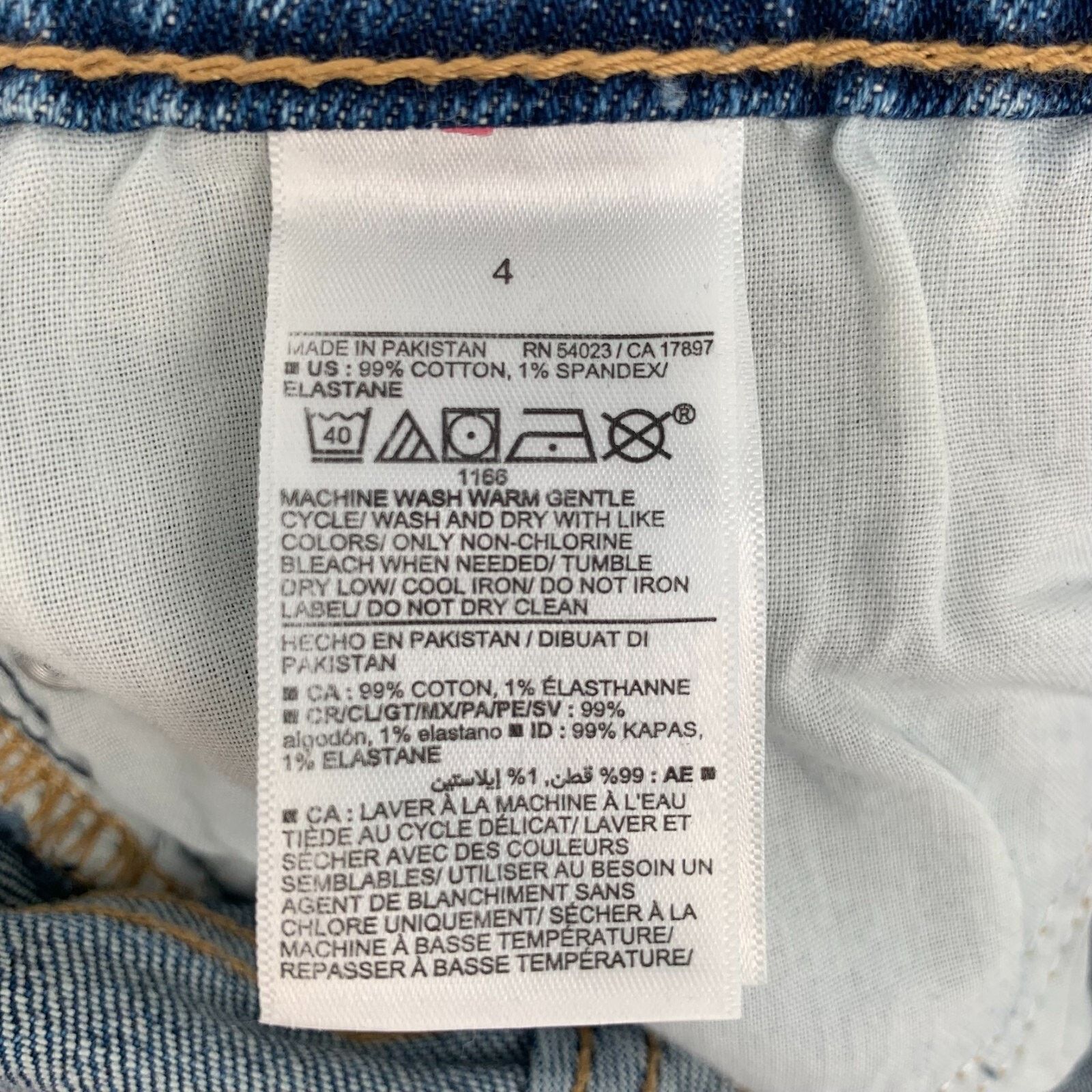 Old Navy Old Navy Saylor Jeans Women's Size 4 Straight Distressed Size 27" / US 4 / IT 40 - 13 Thumbnail