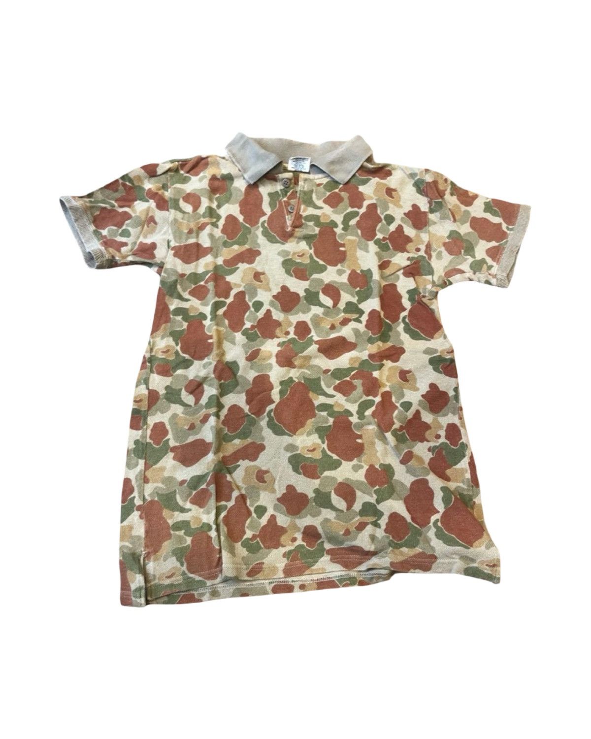 Kapital Camo Multi Color Floral Cotton Polo T-Shirt Size US M / EU 48-50 / 2 - 1 Thumbnail