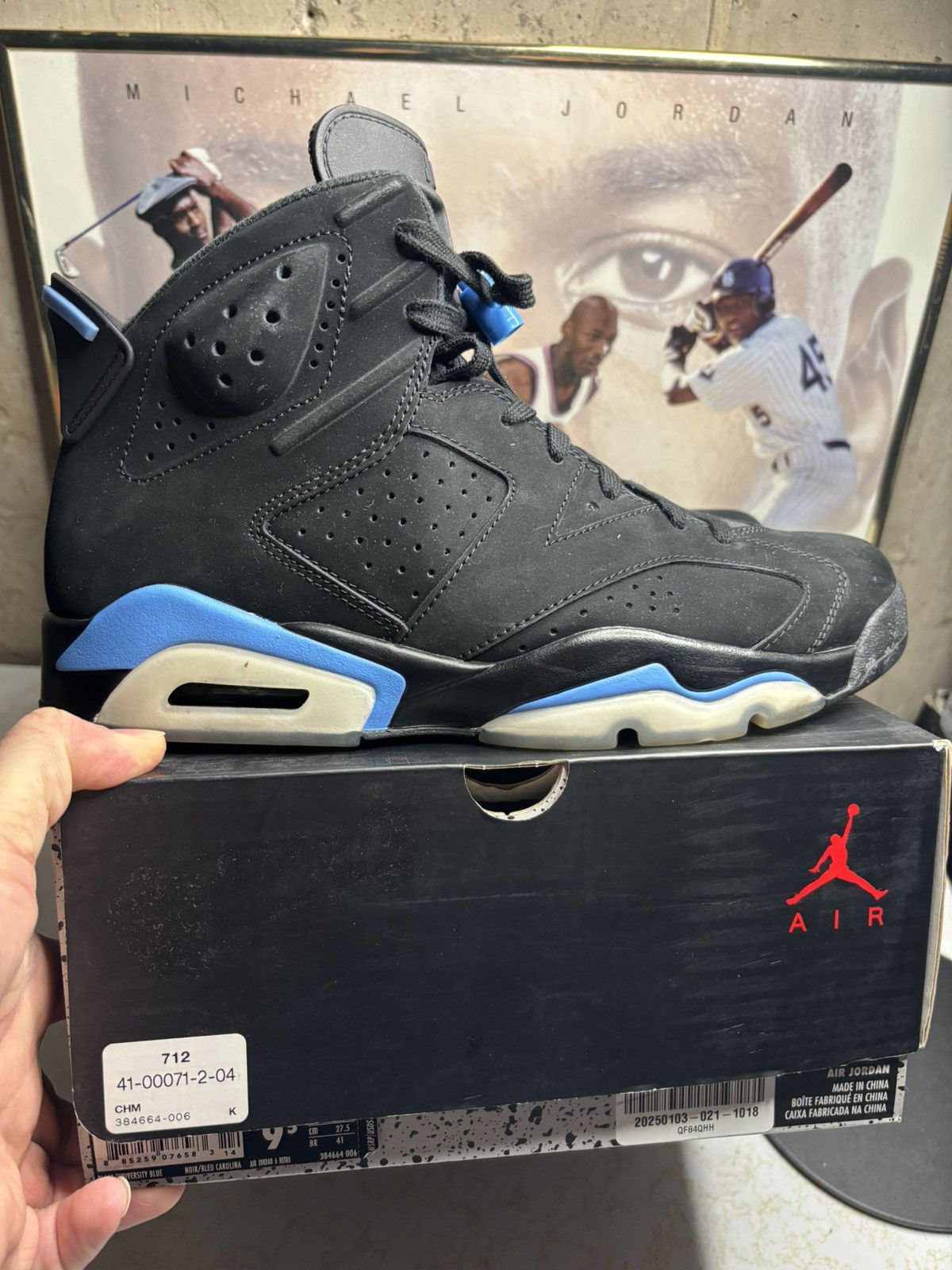Jordan Brand Jordan Retro 6 ‘unc’ Size US 9.5 / EU 42-43 - 1 Thumbnail